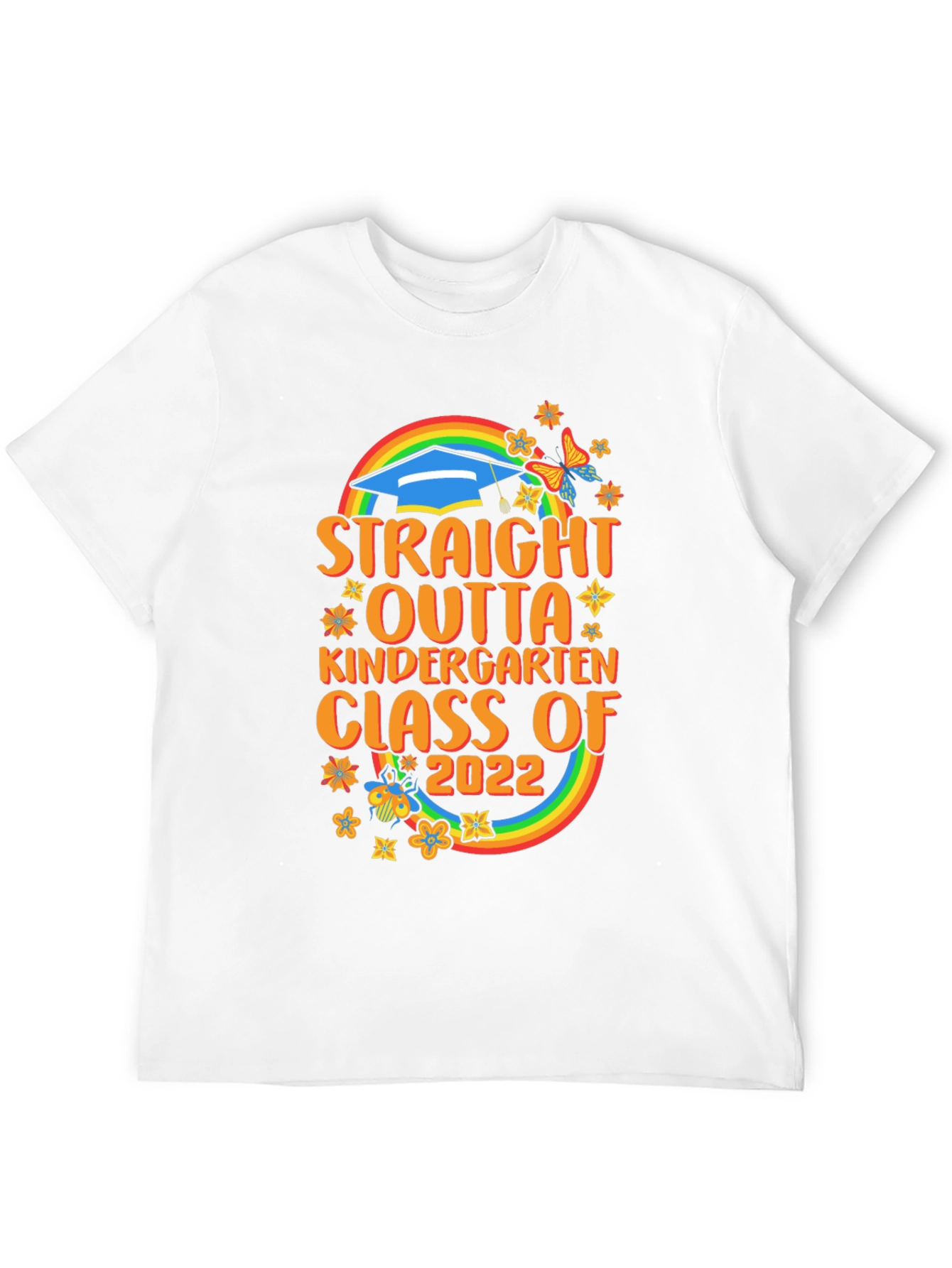 Straight Outta Kindergarten Class of 2022 Graduation T-Shirt