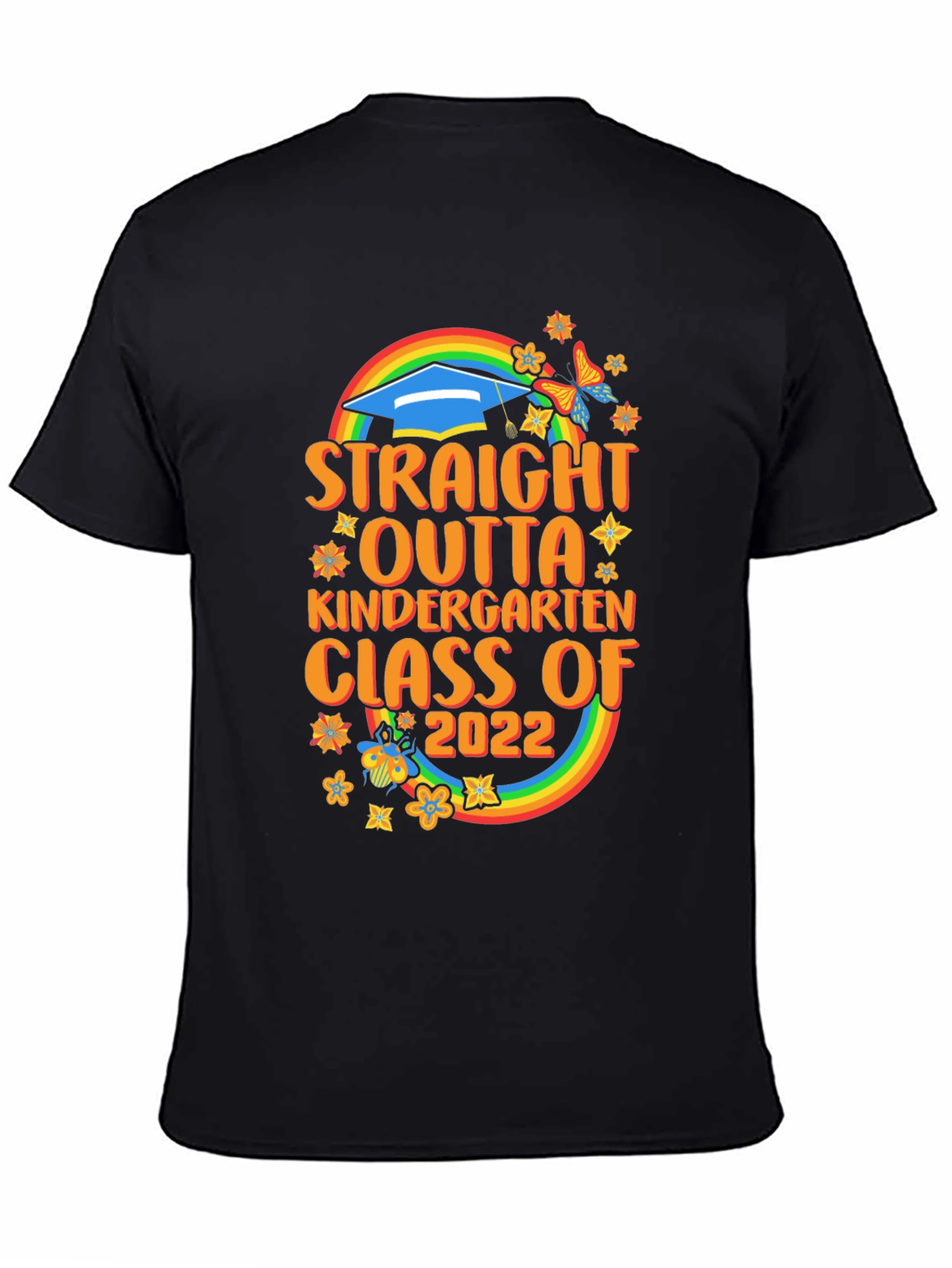 Straight Outta Kindergarten Class of 2022 Graduation T-Shirt
