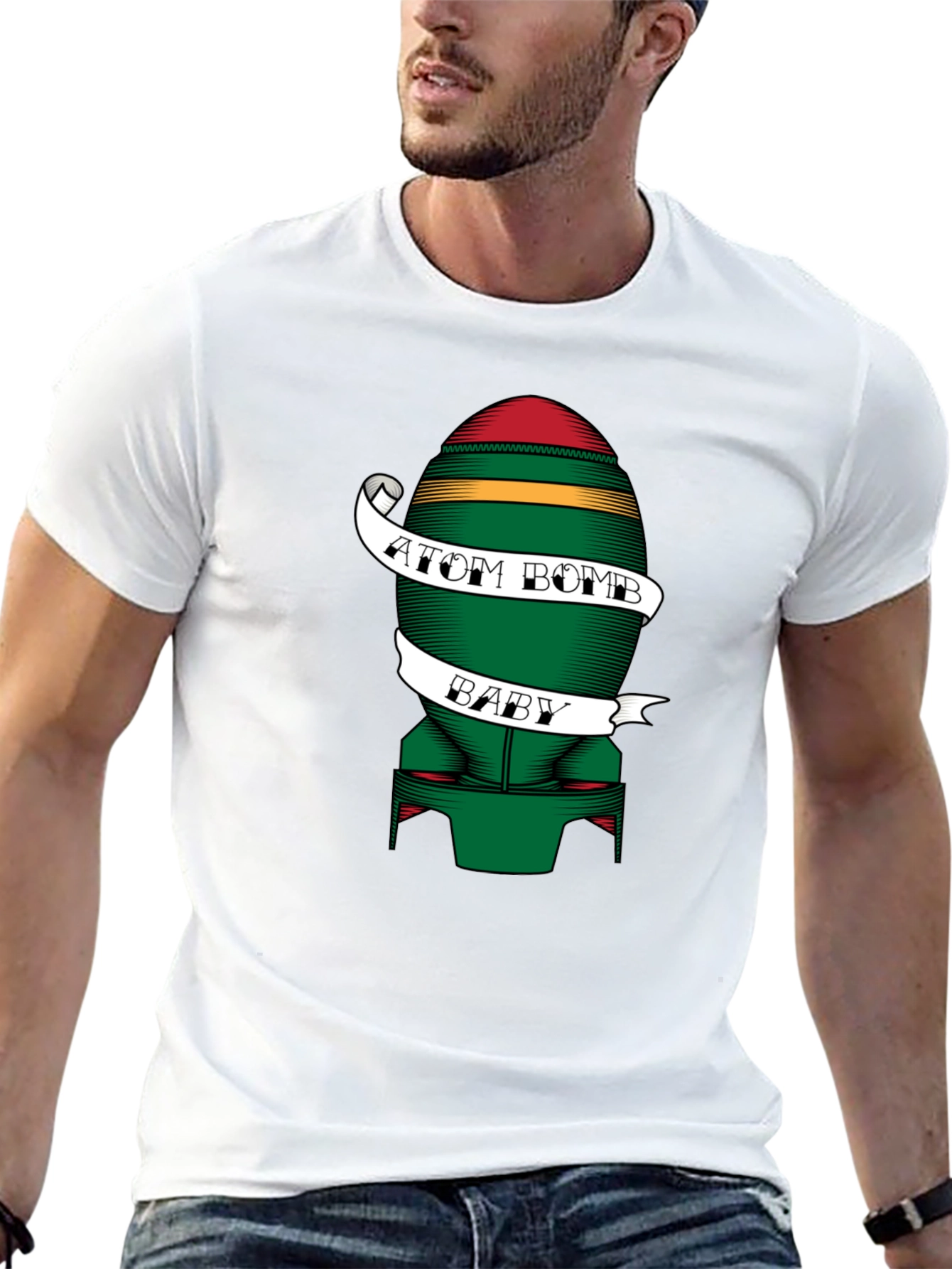 Atom Bomb Baby Graphic Tee - Cool Novelty Design