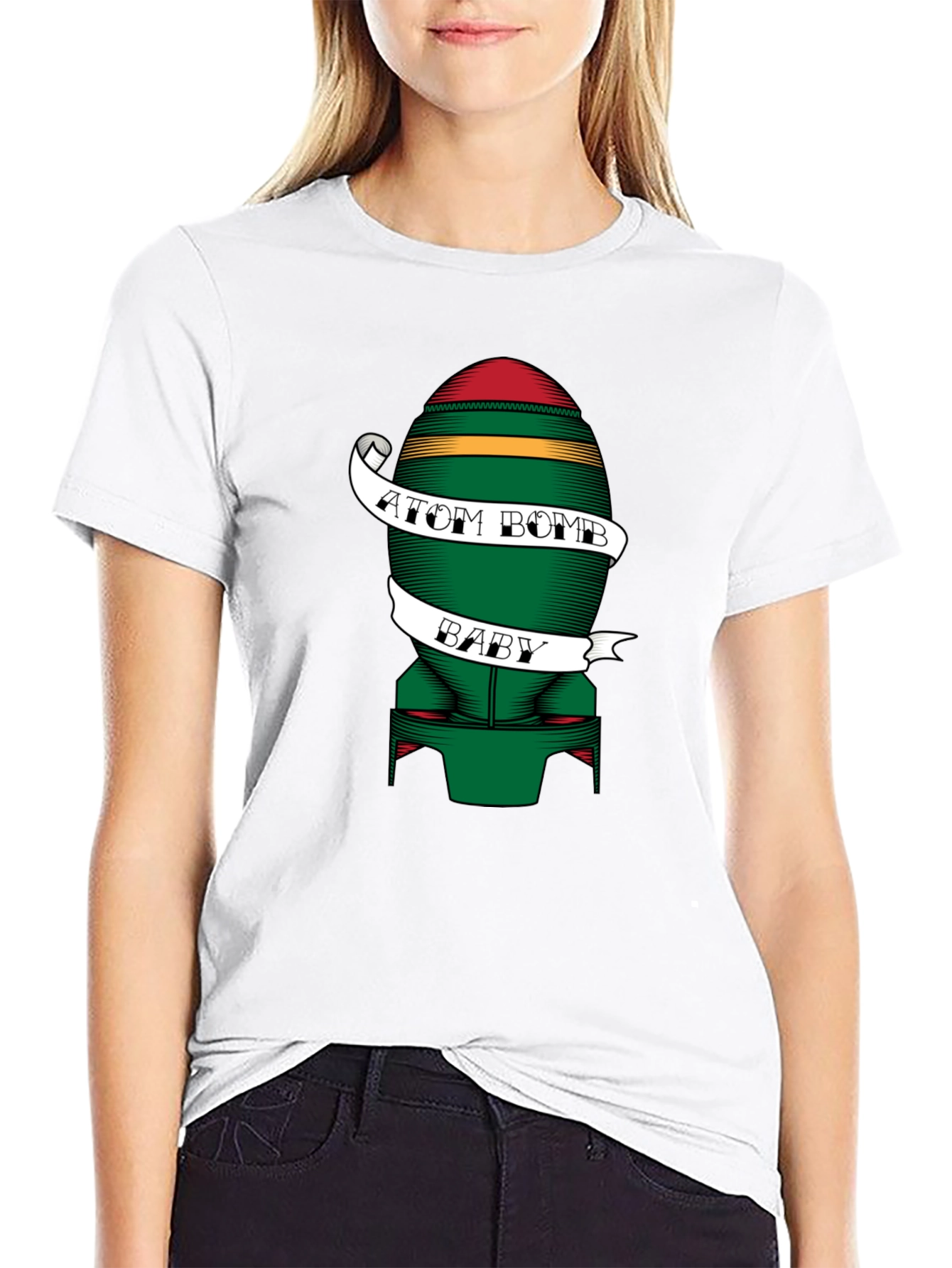 Atom Bomb Baby Graphic Tee - Cool Novelty Design