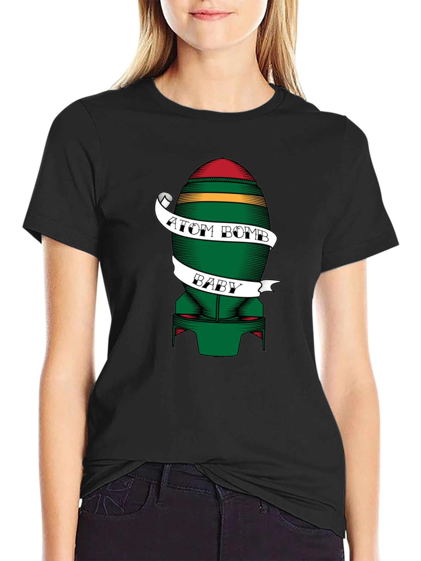 Atom Bomb Baby Graphic Tee - Cool Novelty Design