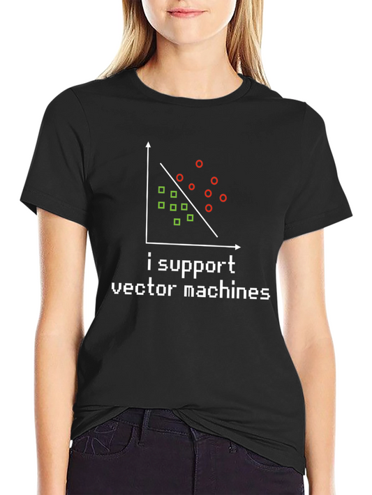 I Support Vector Machines T-Shirt - Data Science Humor