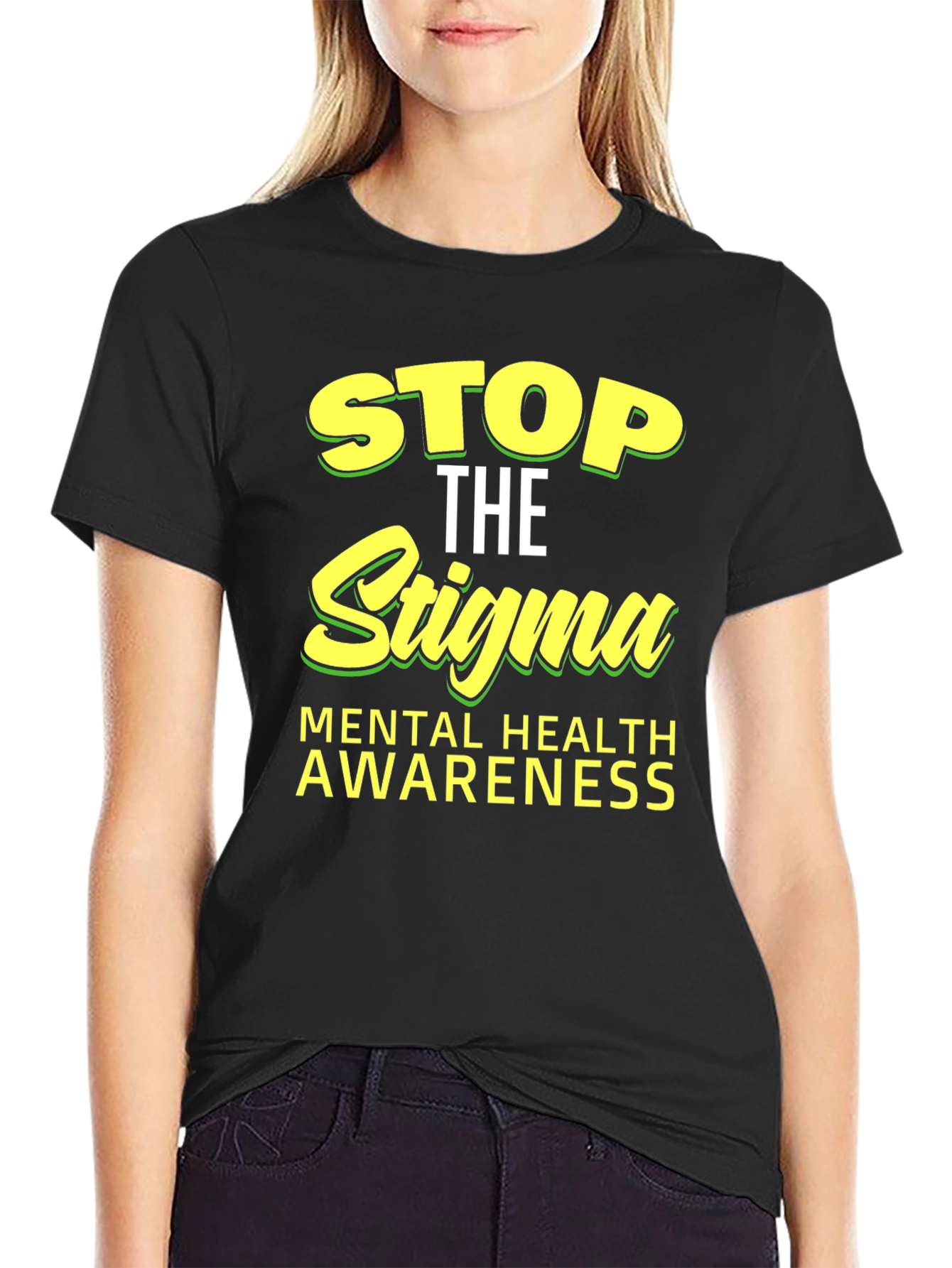 Stop the Stigma Mental Health Awareness Tee