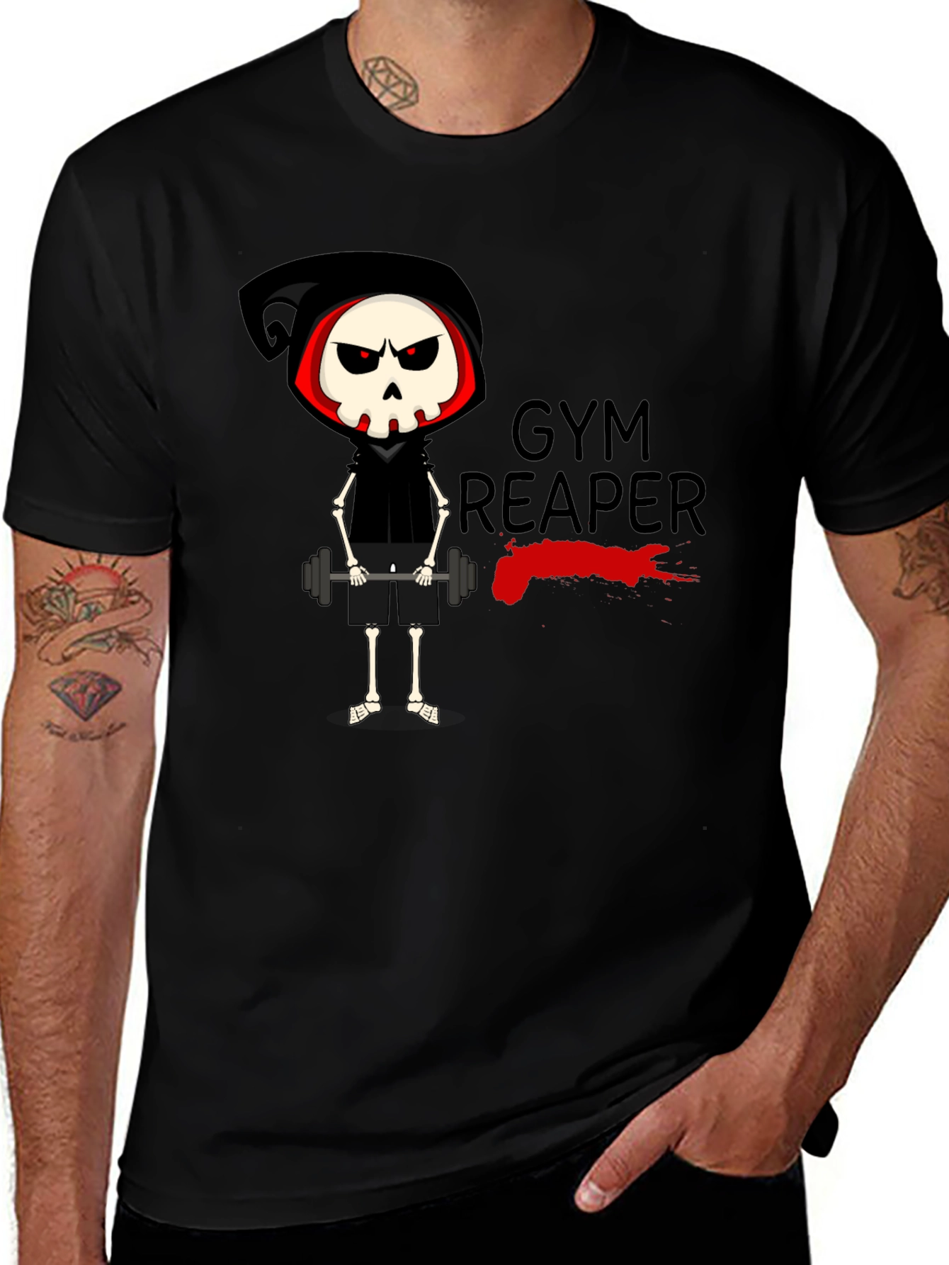 Gym Reaper Graphic T-Shirt