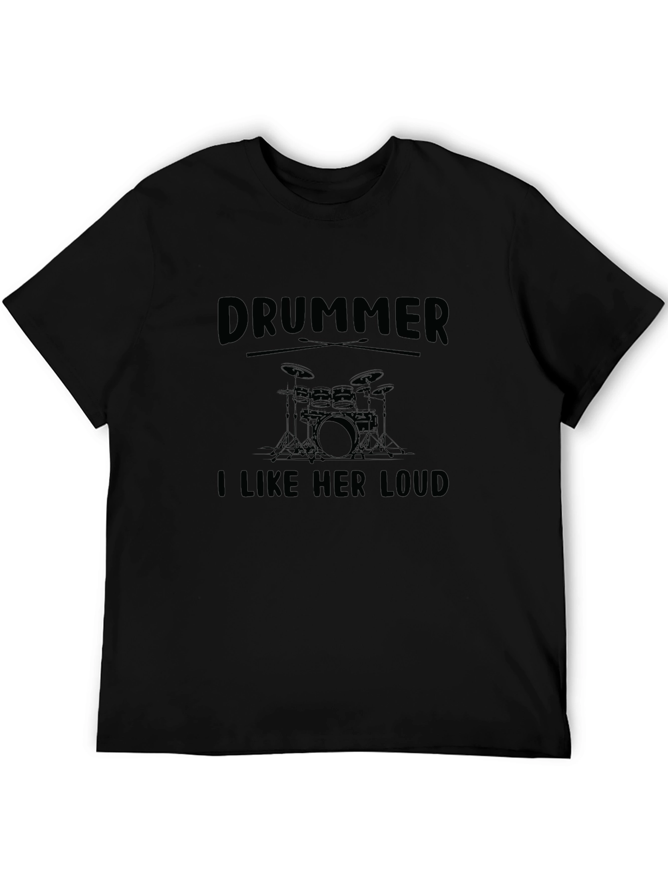 Drummer I Like Her Loud Funny Music T-Shirt