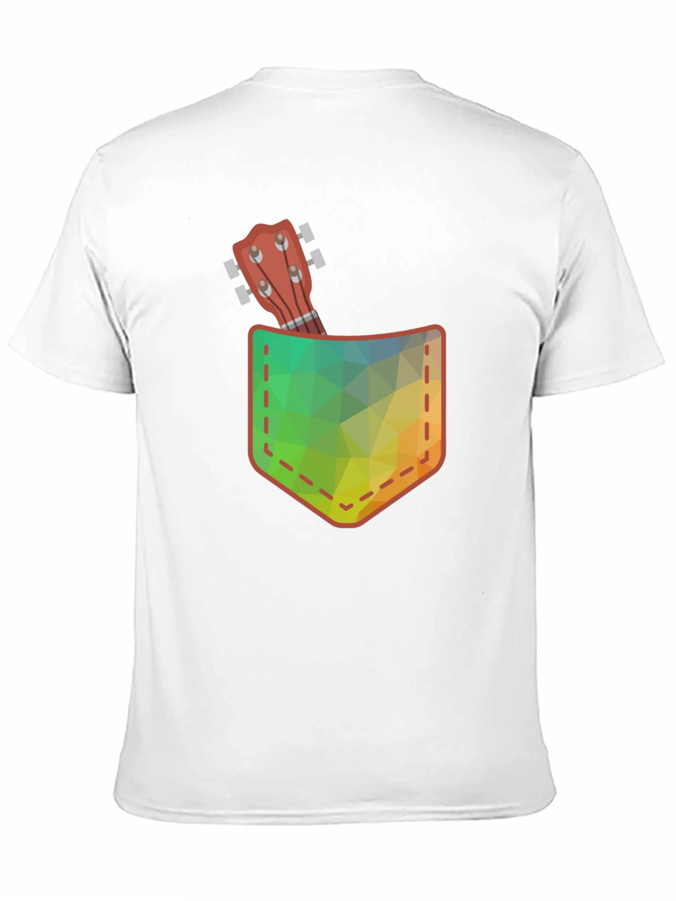 Pocket Ukulele Graphic Tee - Casual Comfort