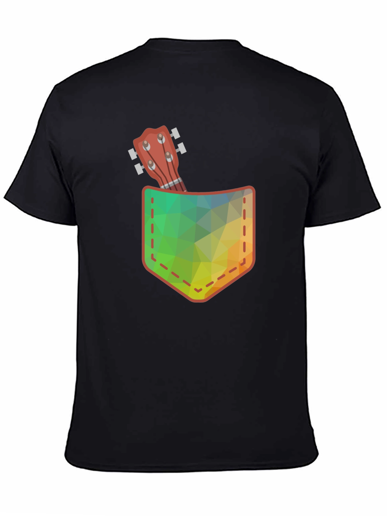 Pocket Ukulele Graphic Tee - Casual Comfort