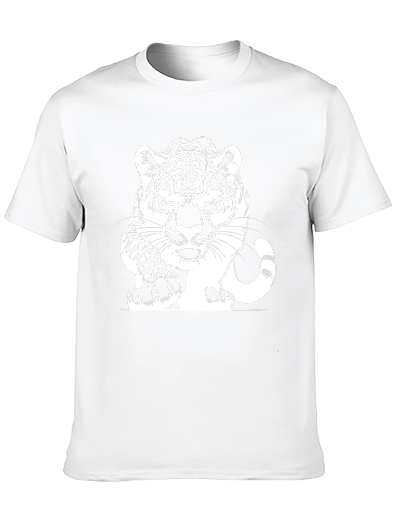 Jaguar Graphic Print Black T-Shirt