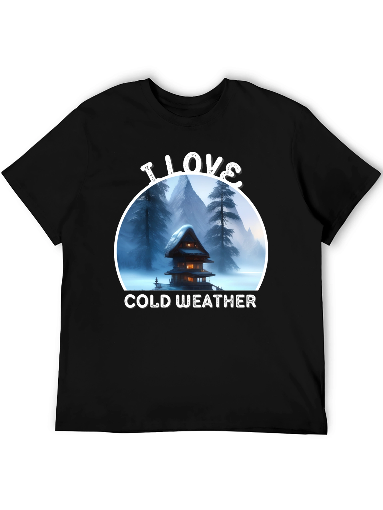 I Love Cold Weather Graphic T-Shirt