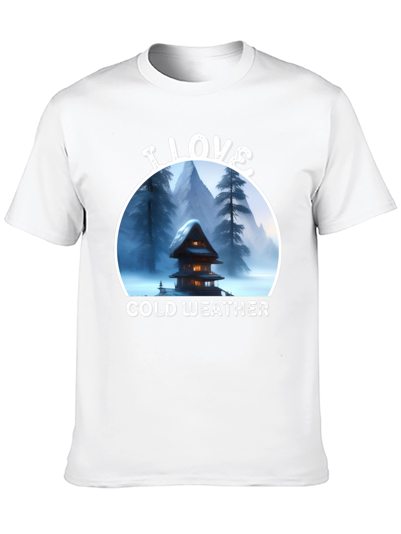 I Love Cold Weather Graphic T-Shirt