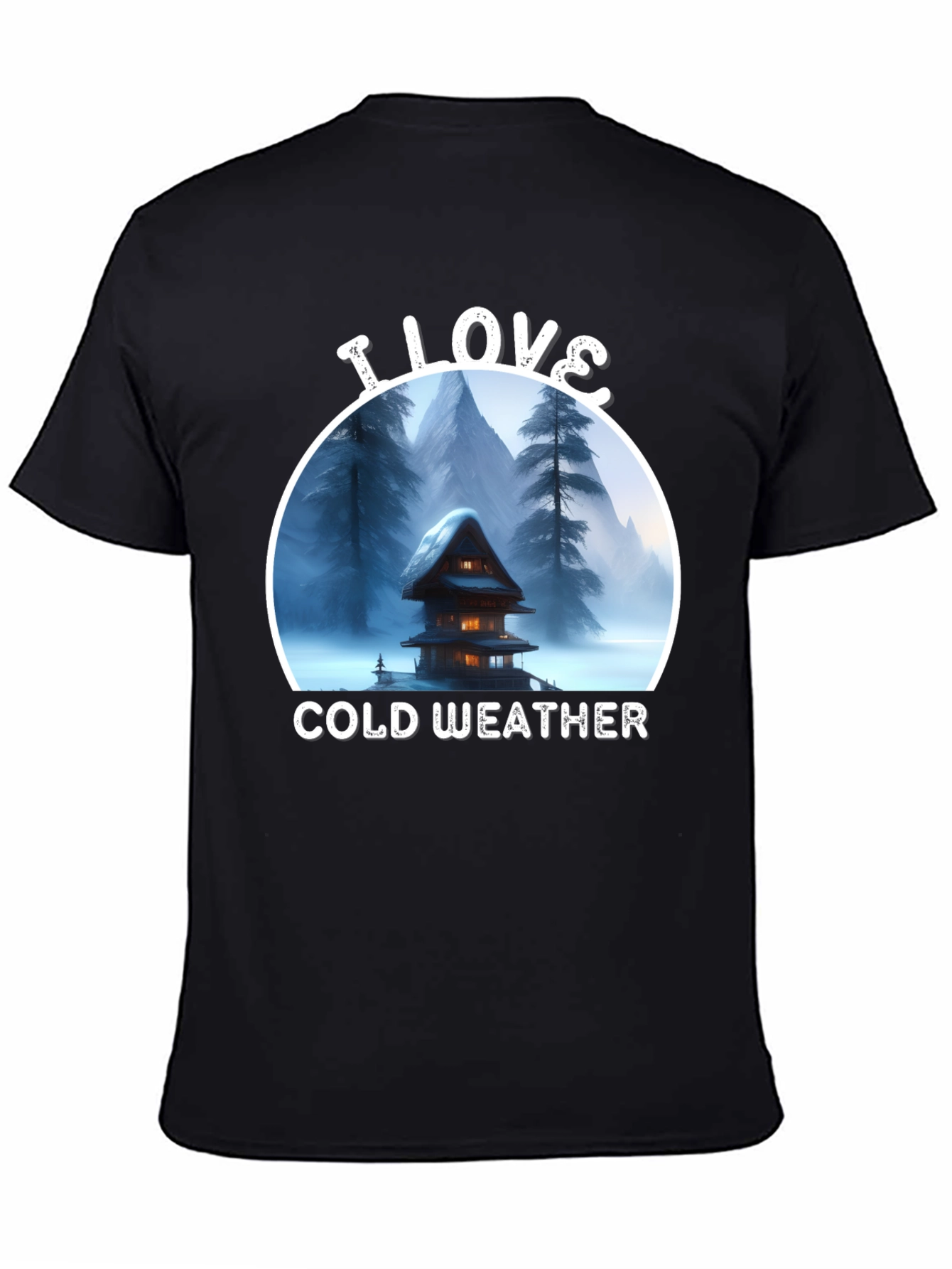 I Love Cold Weather Graphic T-Shirt