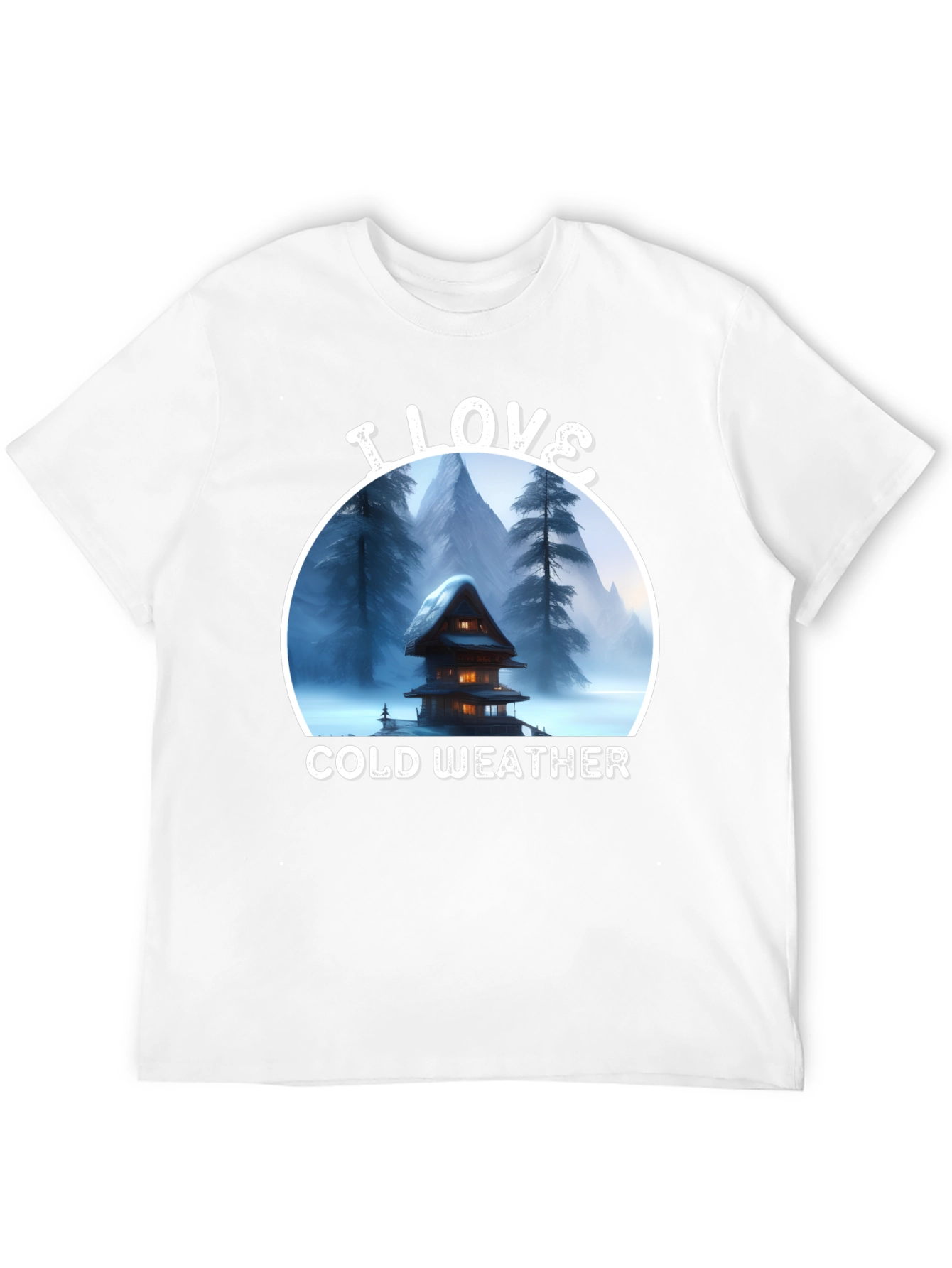 I Love Cold Weather Graphic T-Shirt