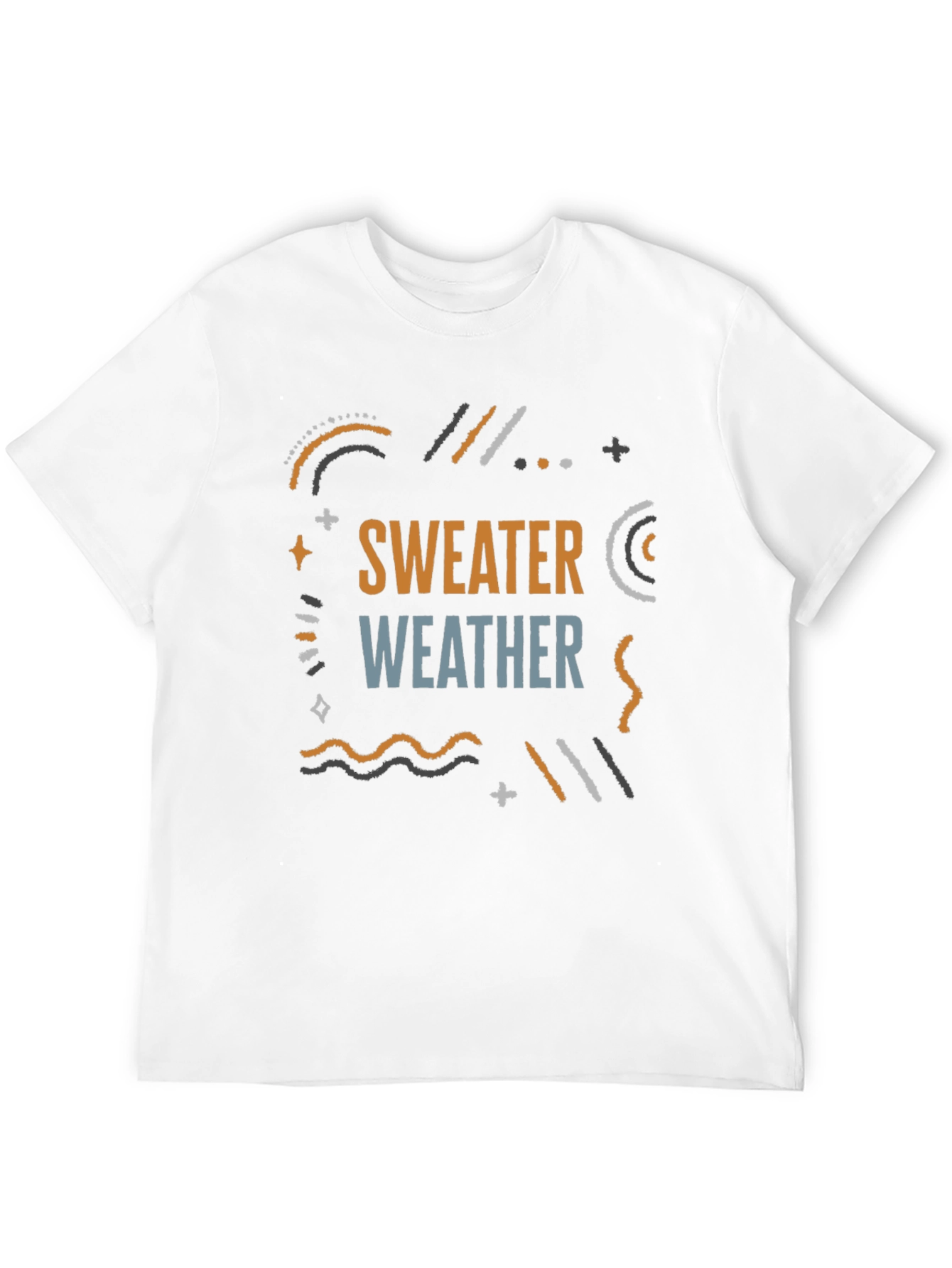 Sweater Weather Black Graphic Tee