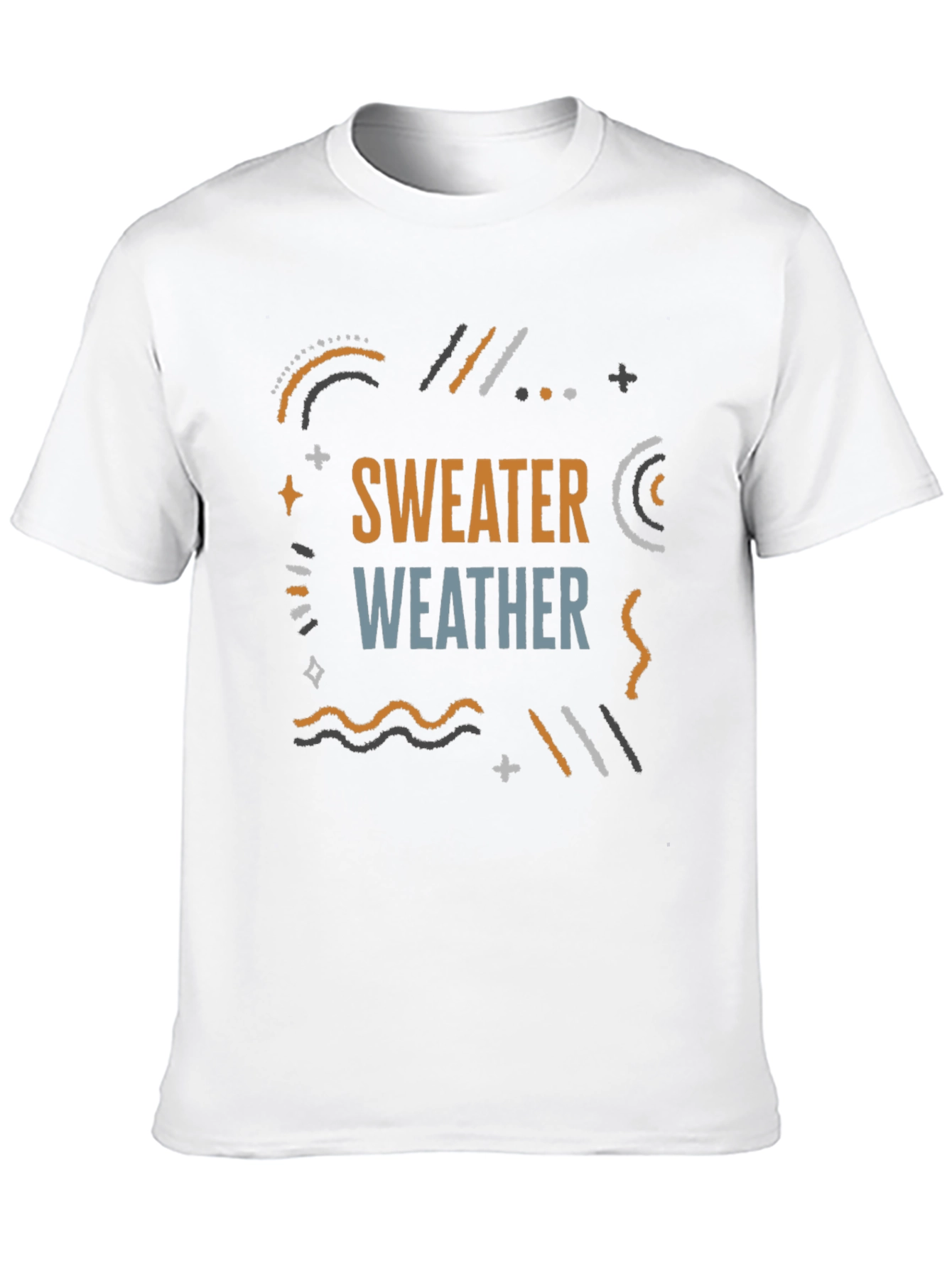 Sweater Weather Black Graphic Tee