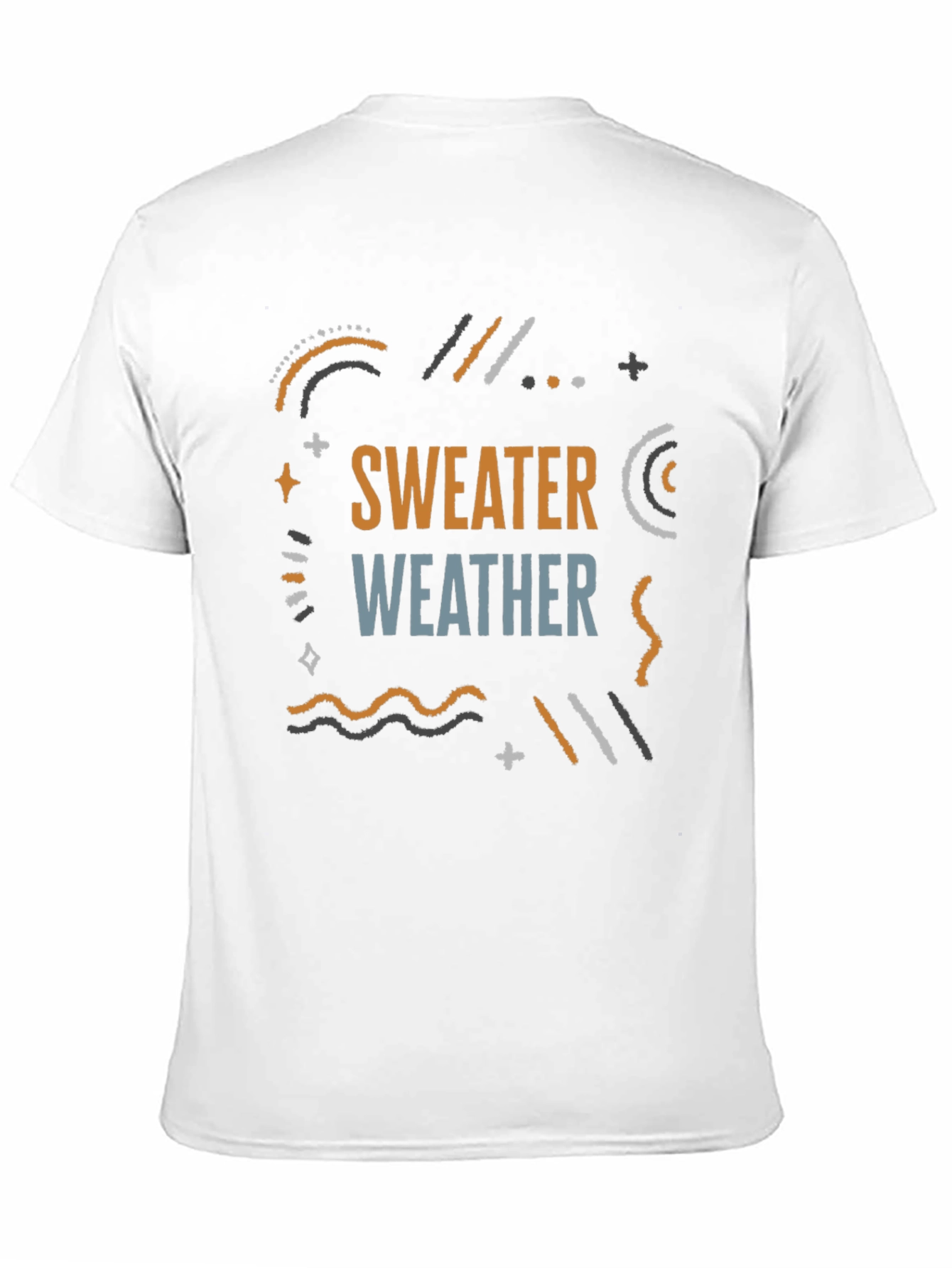 Sweater Weather Black Graphic Tee