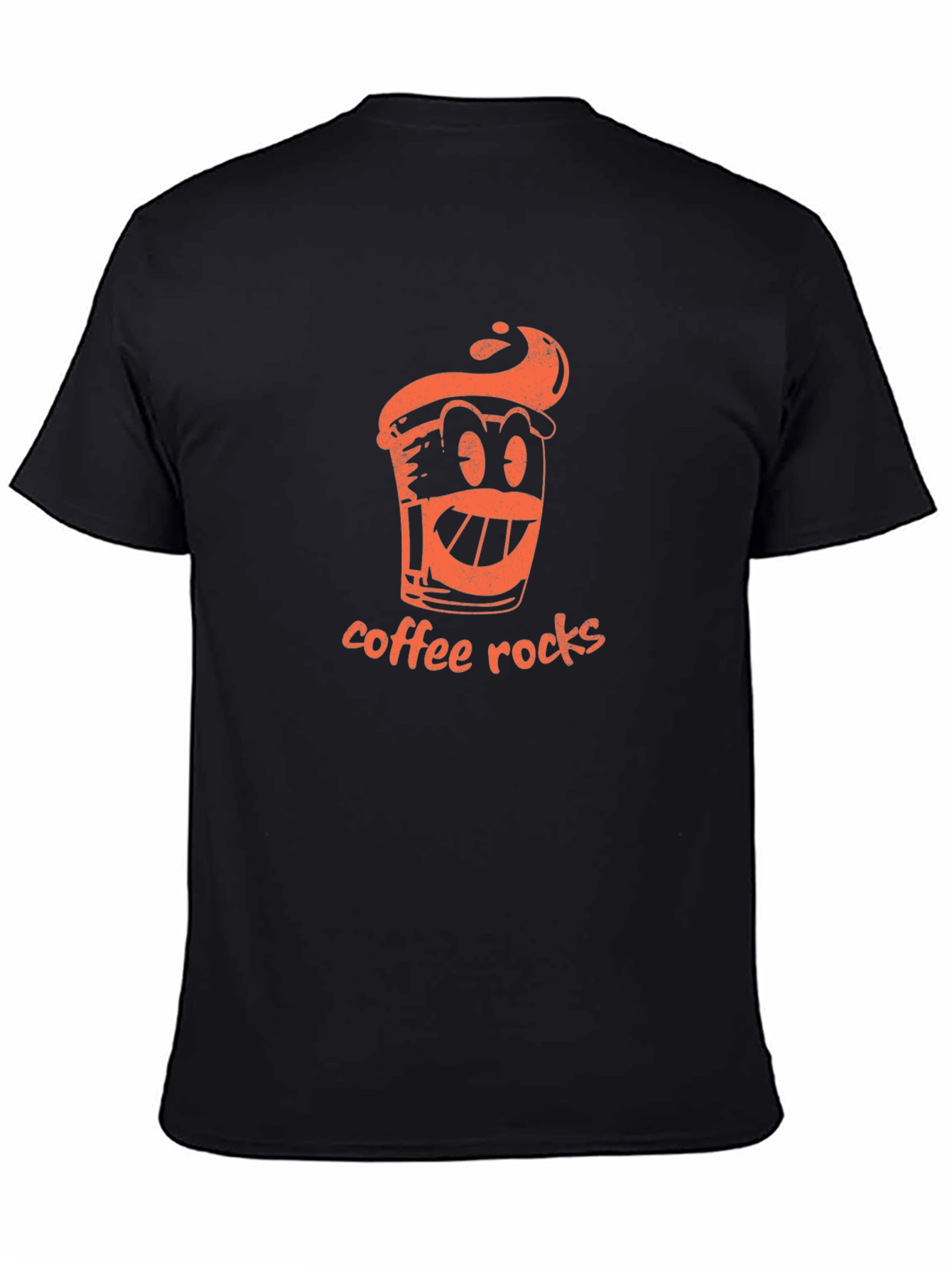 Coffee Rocks Graphic Tee - Black