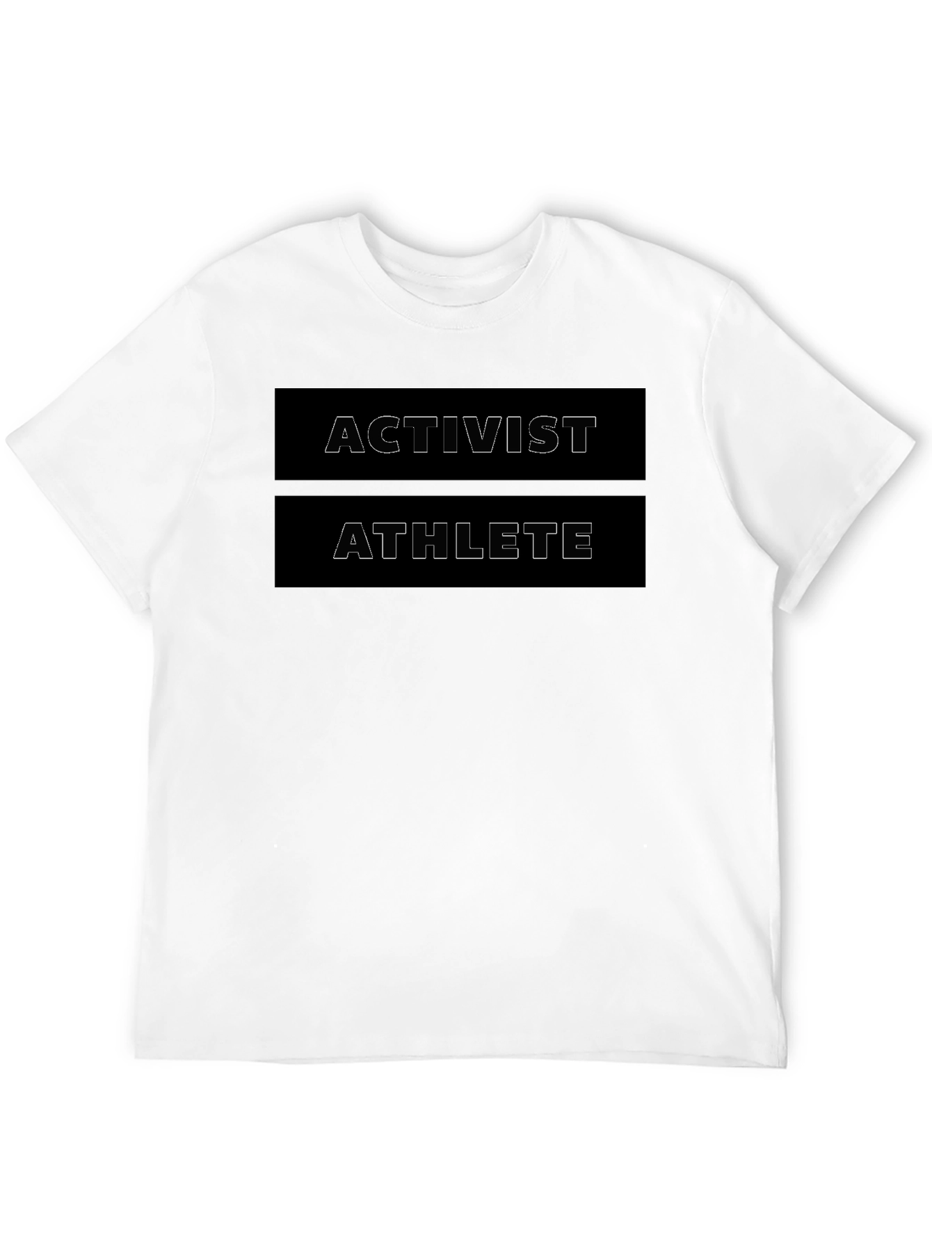Activist Athlete Graphic Tee - Black