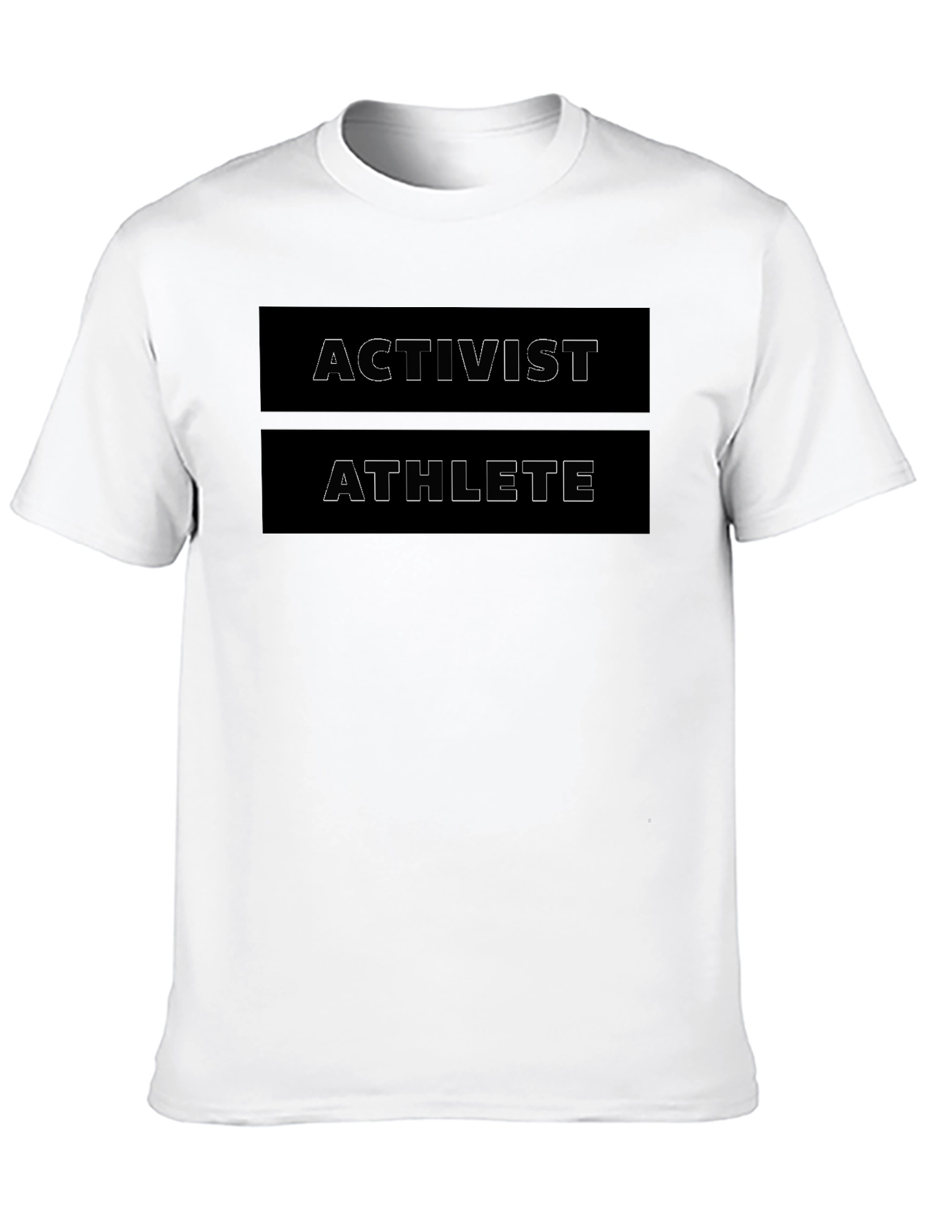 Activist Athlete Graphic Tee - Black