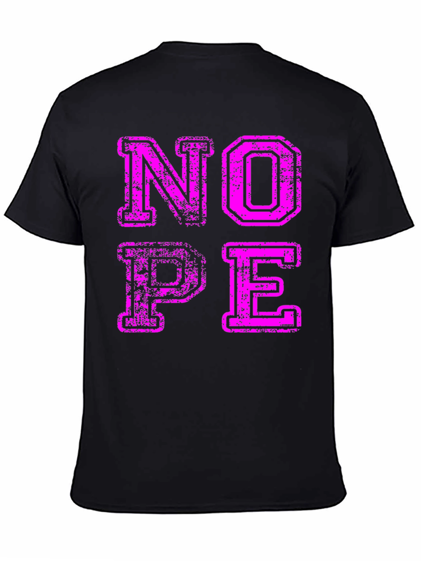 Nope Graphic T-Shirt - Casual Cotton Tee