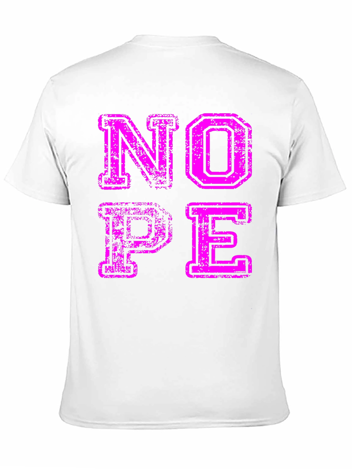 Nope Graphic T-Shirt - Casual Cotton Tee