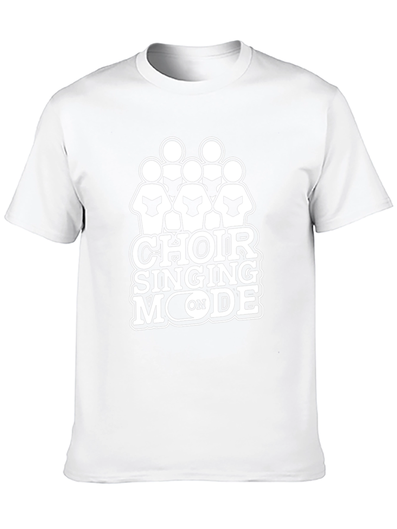 Choir Singing Mode On T-Shirt - Vocal Music Tee