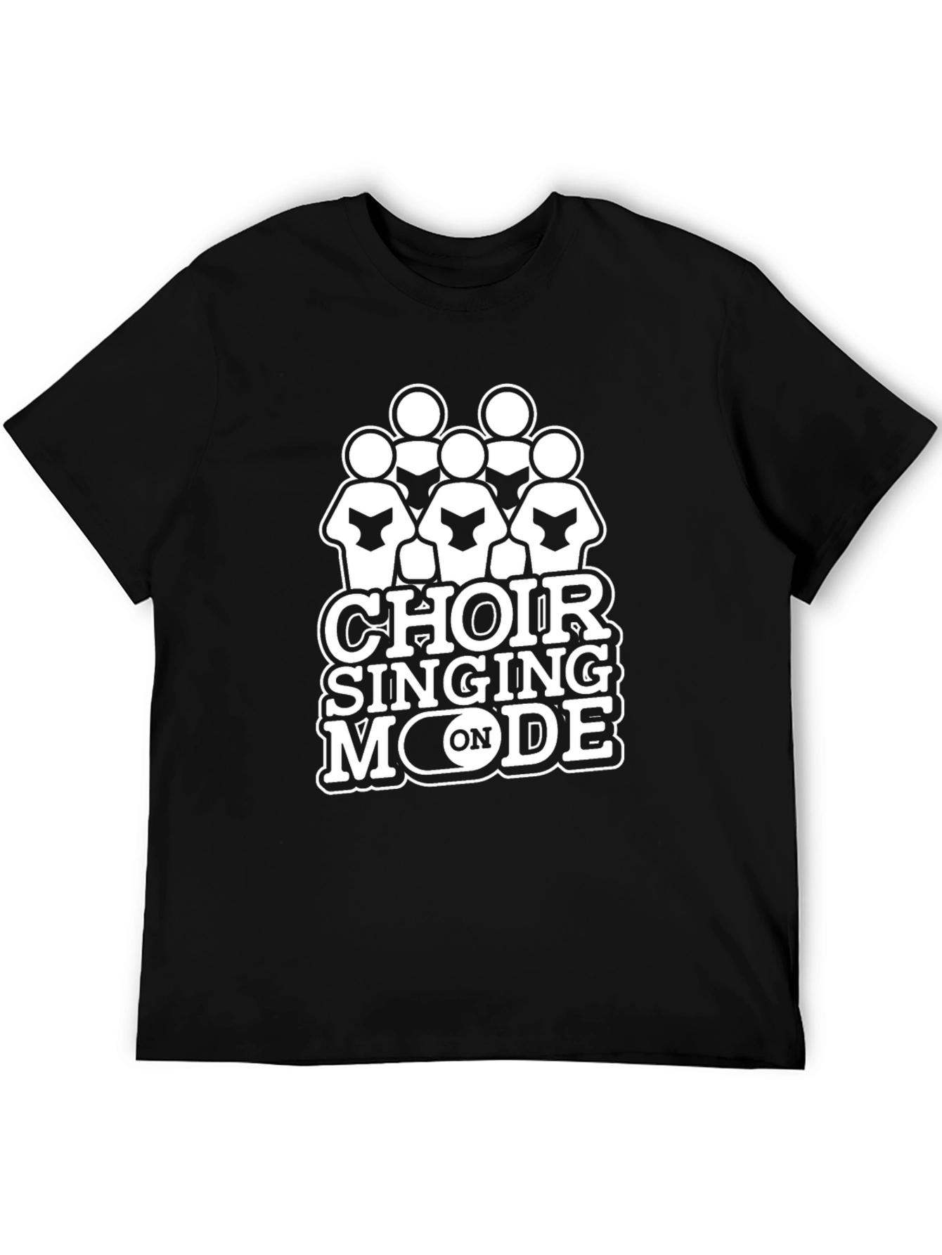 Choir Singing Mode On T-Shirt - Vocal Music Tee