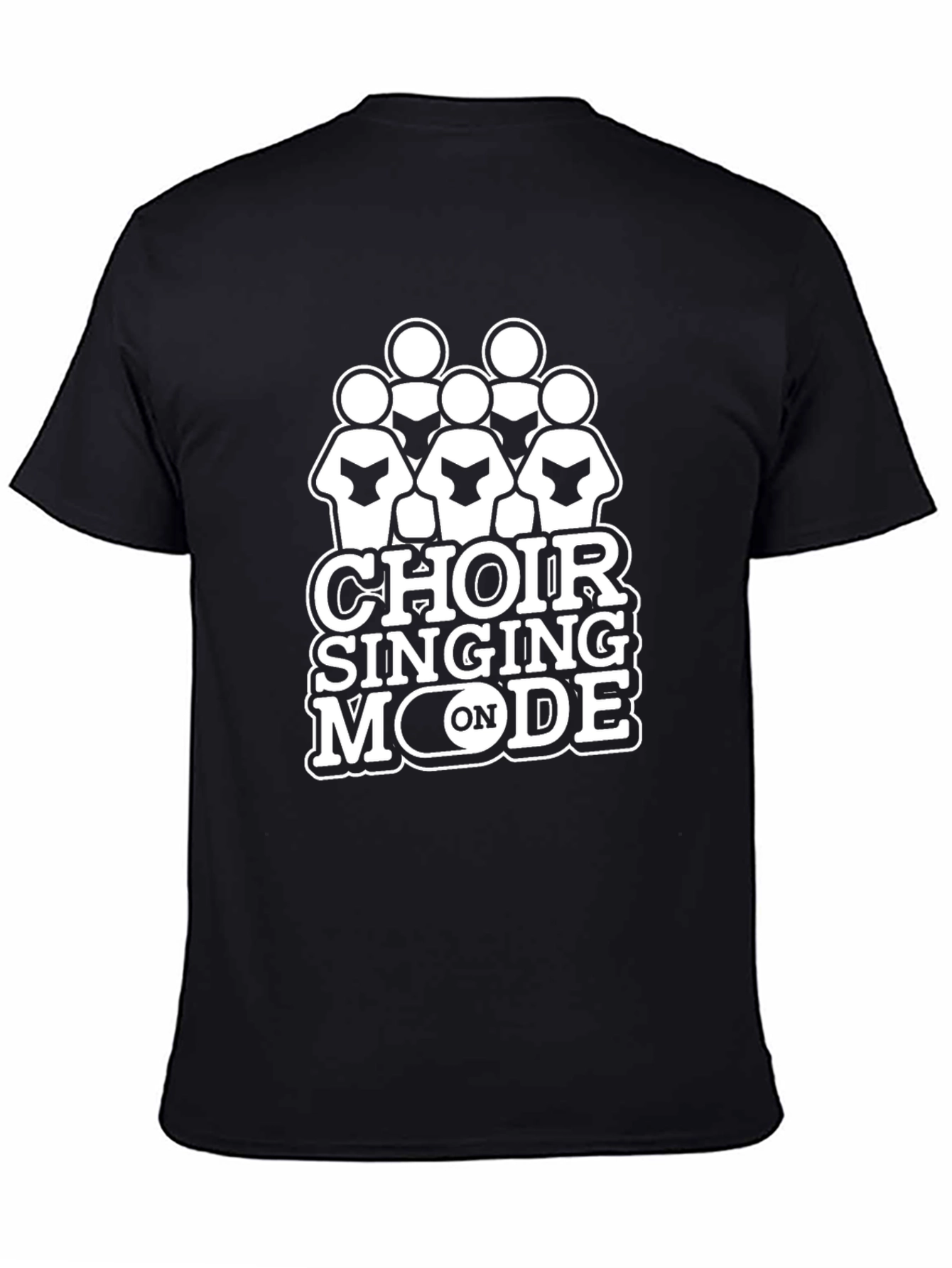 Choir Singing Mode On T-Shirt - Vocal Music Tee