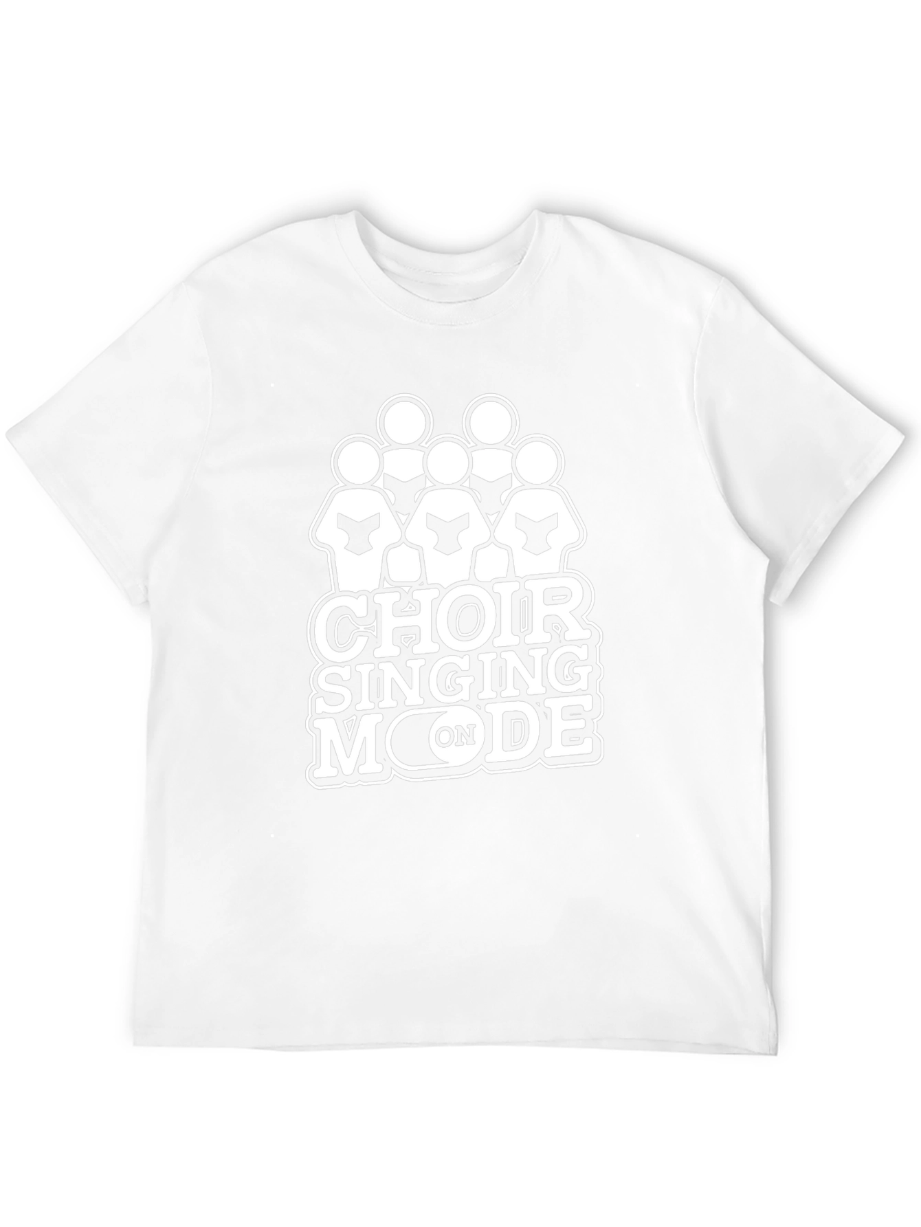 Choir Singing Mode On T-Shirt - Vocal Music Tee