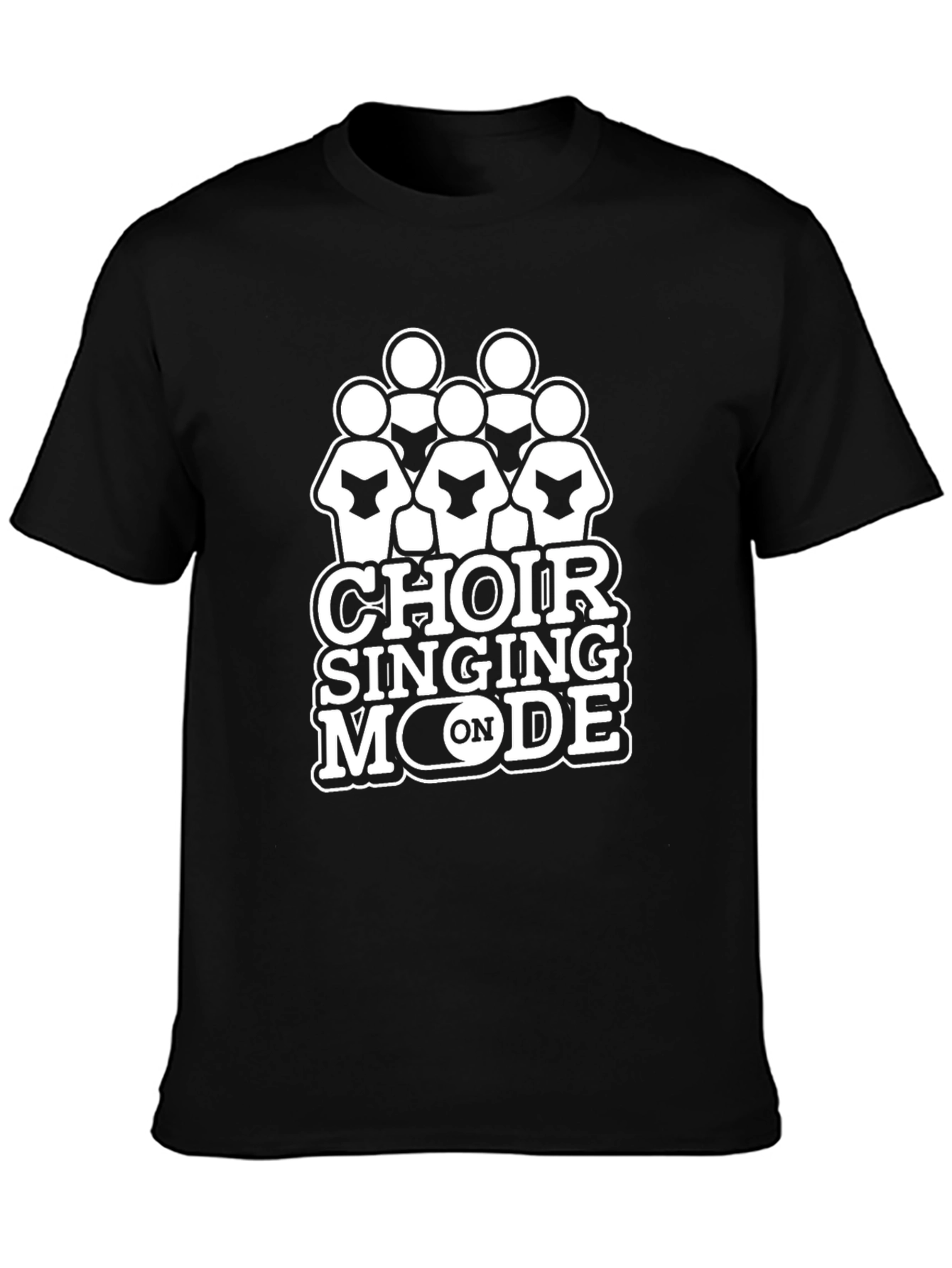Choir Singing Mode On T-Shirt - Vocal Music Tee