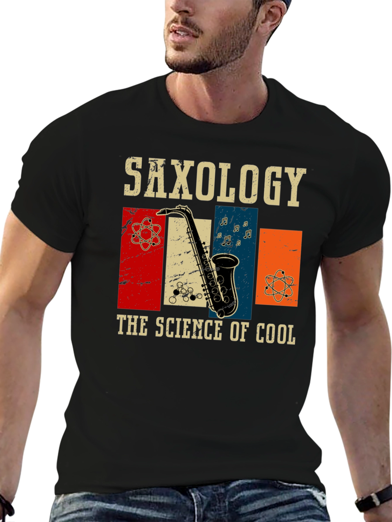 Saxology Science of Cool Graphic T-Shirt