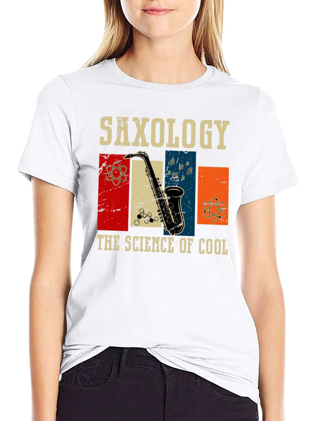 Saxology Science of Cool Graphic T-Shirt