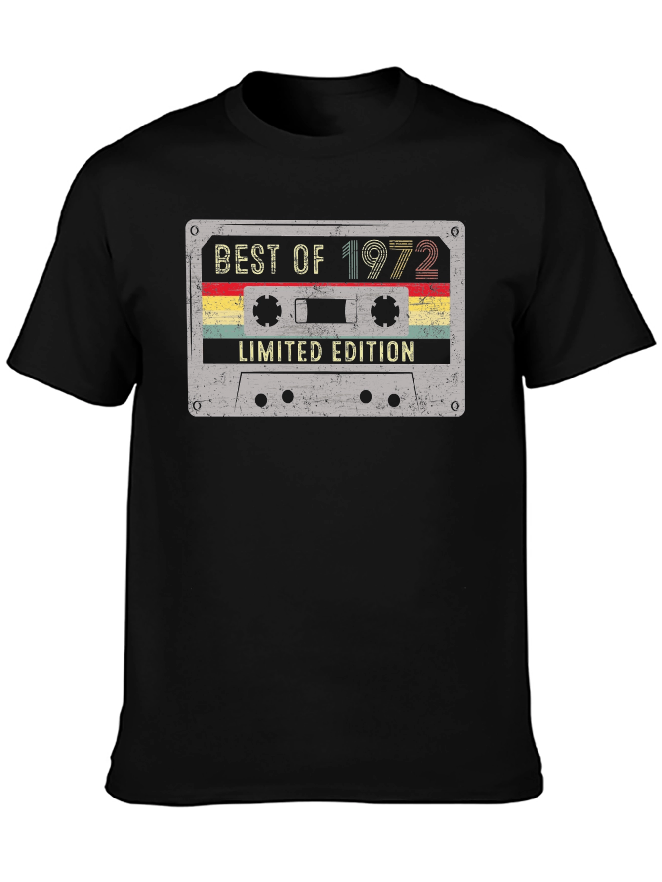 Best of 1972 Limited Edition Cassette Tape T-Shirt