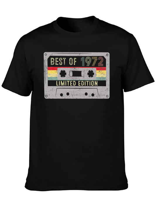 Best of 1972 Limited Edition Cassette Tape T-Shirt