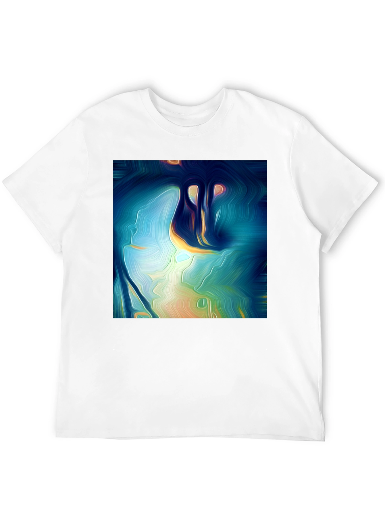 Abstract Art Tee: Vivid Design Soft Cotton Classic Fit