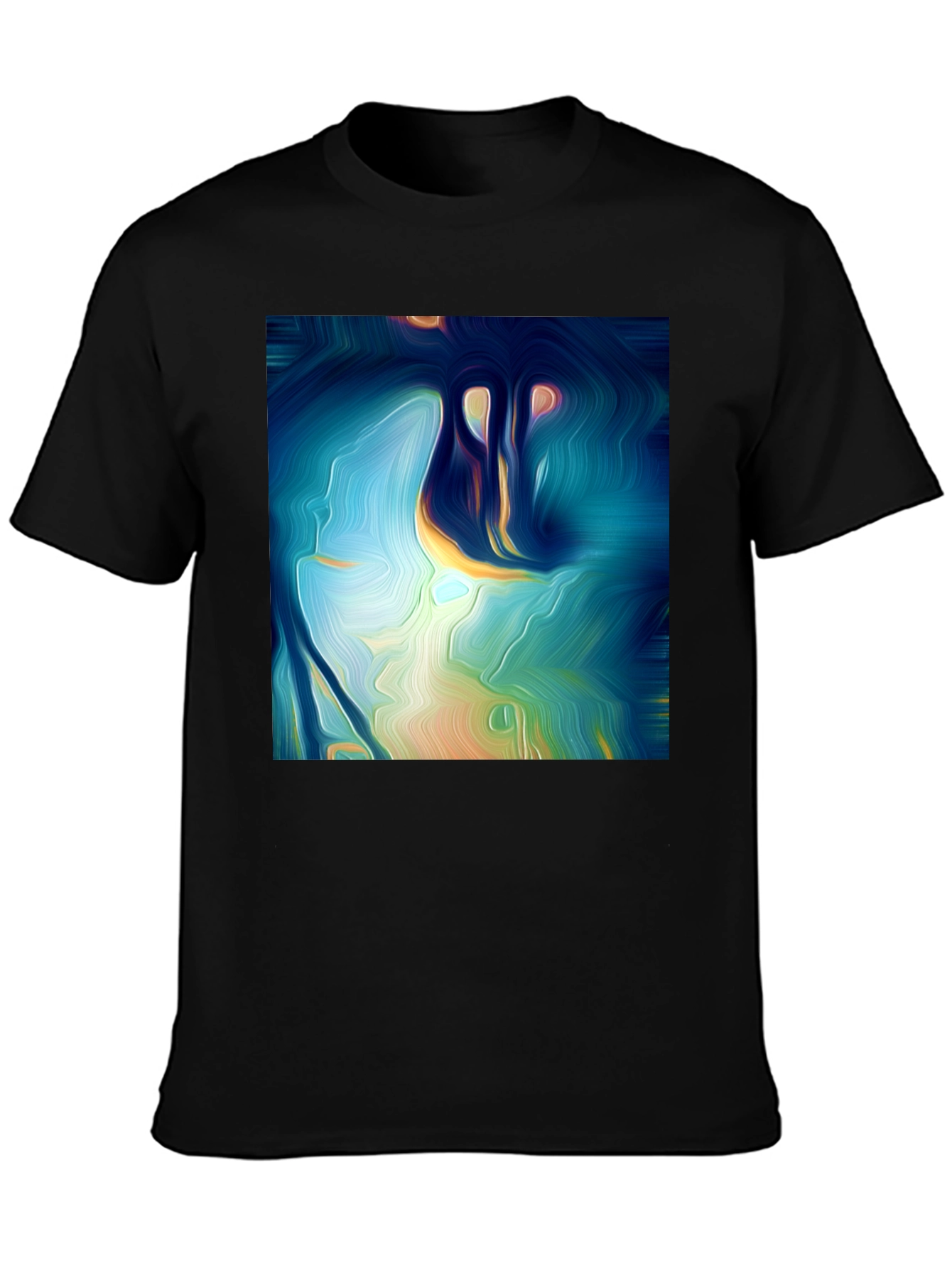 Abstract Art Tee: Vivid Design Soft Cotton Classic Fit