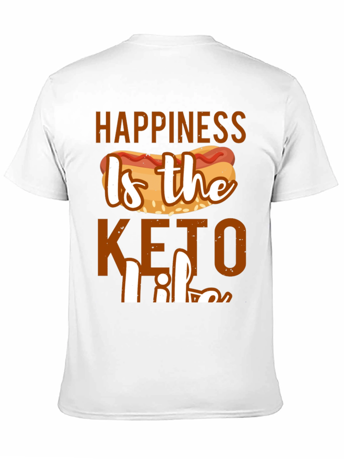 Happiness Is the Keto Life Graphic Tee
