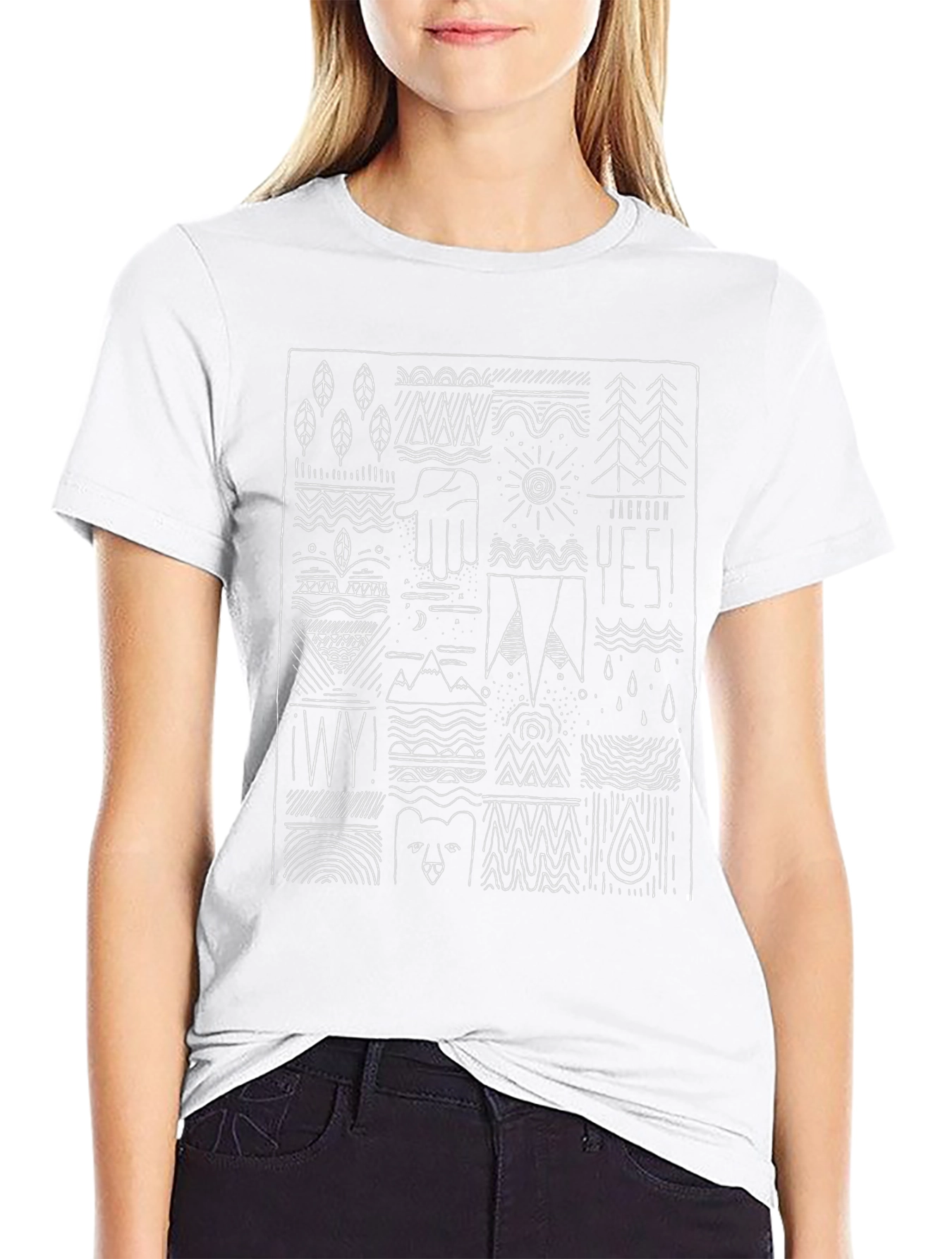 Nature Inspired Graphic Print T-Shirt