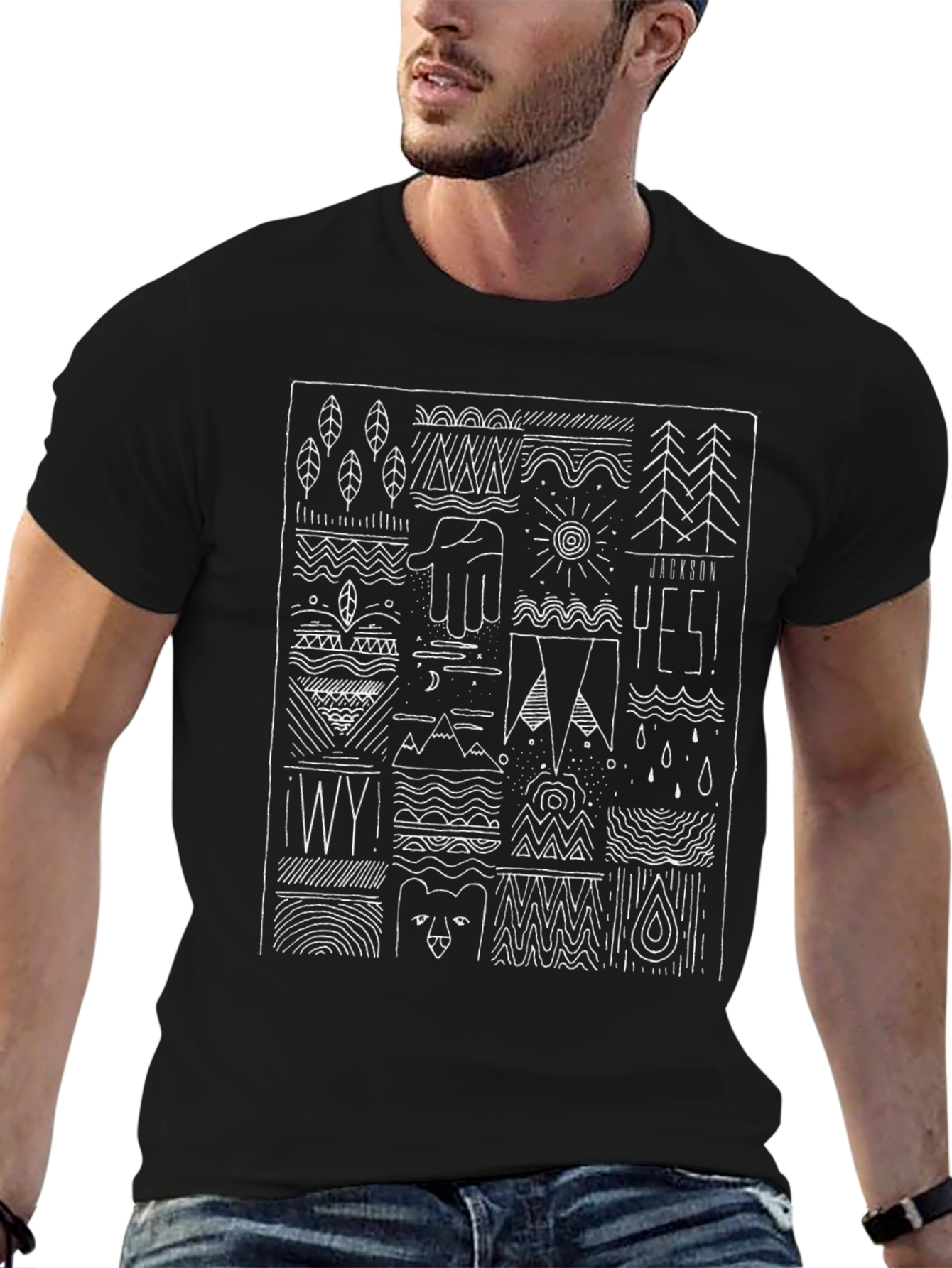 Nature Inspired Graphic Print T-Shirt
