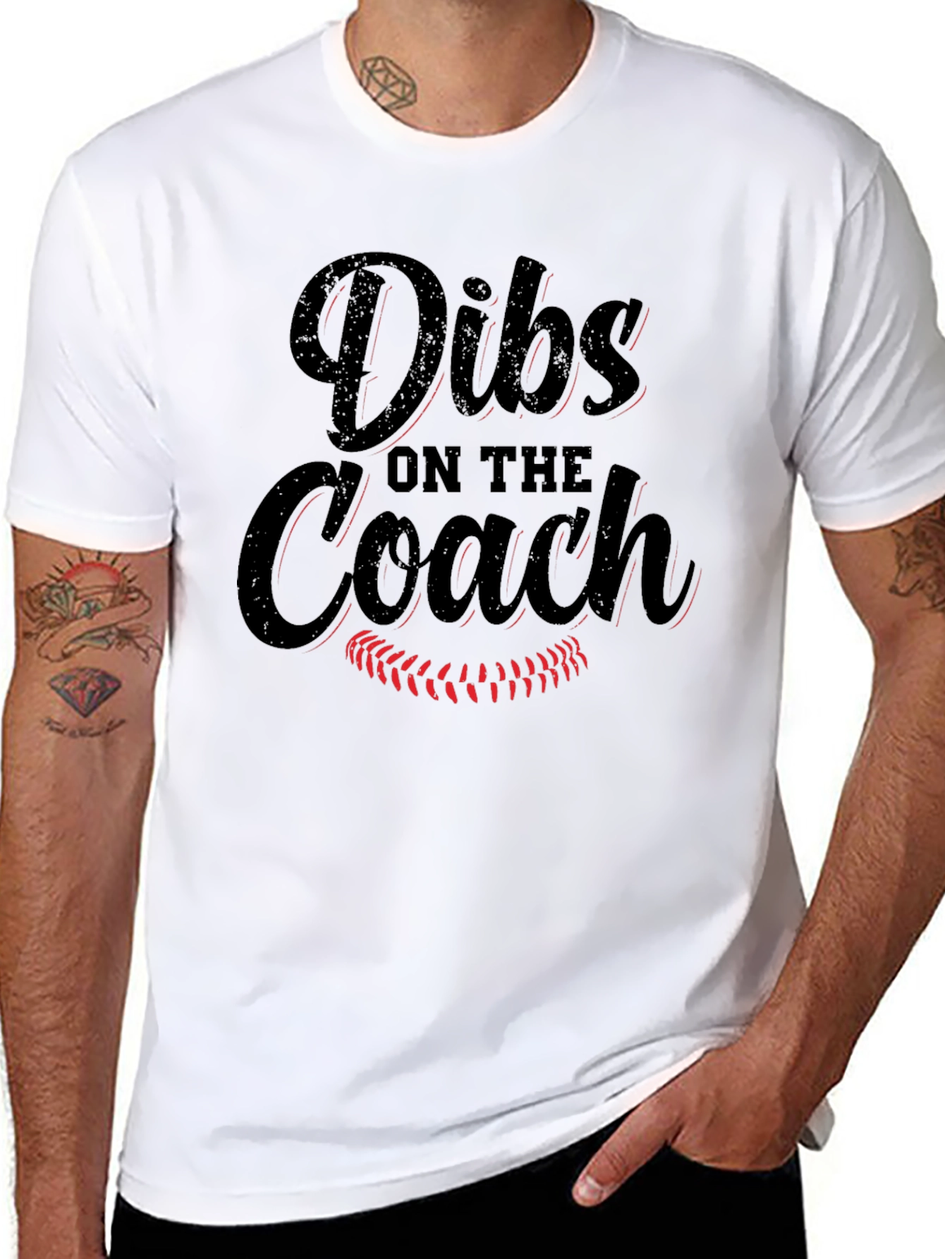Dibs on the Coach T-Shirt - Baseball Fan Tee