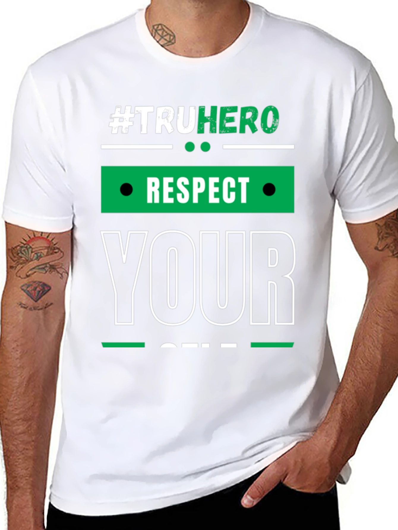 #TruHero Respect Yourself Graphic T-Shirt