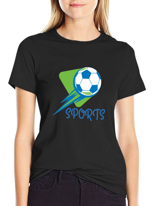Sports Graphic Tee - Black