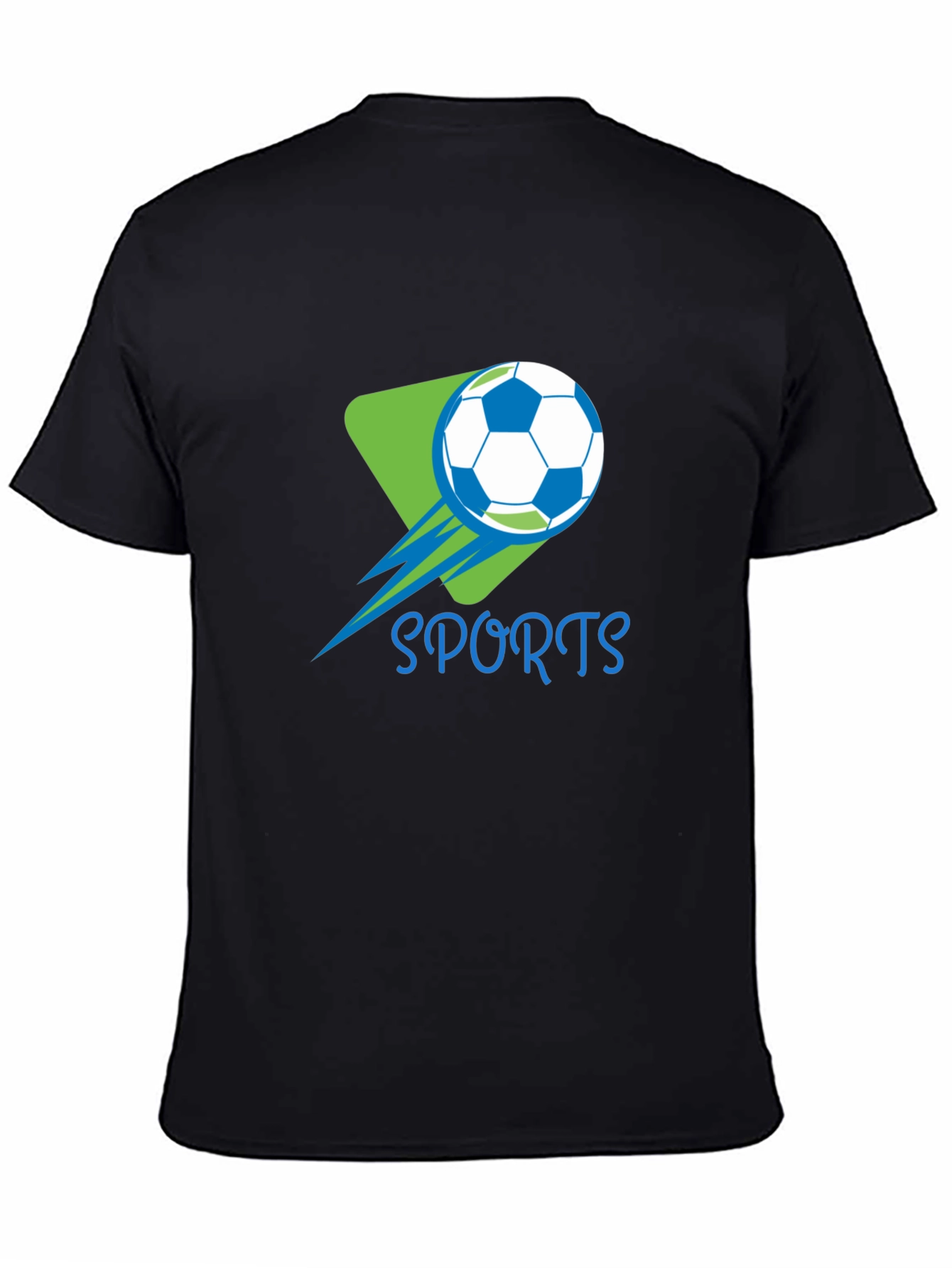 Sports Graphic Tee - Black