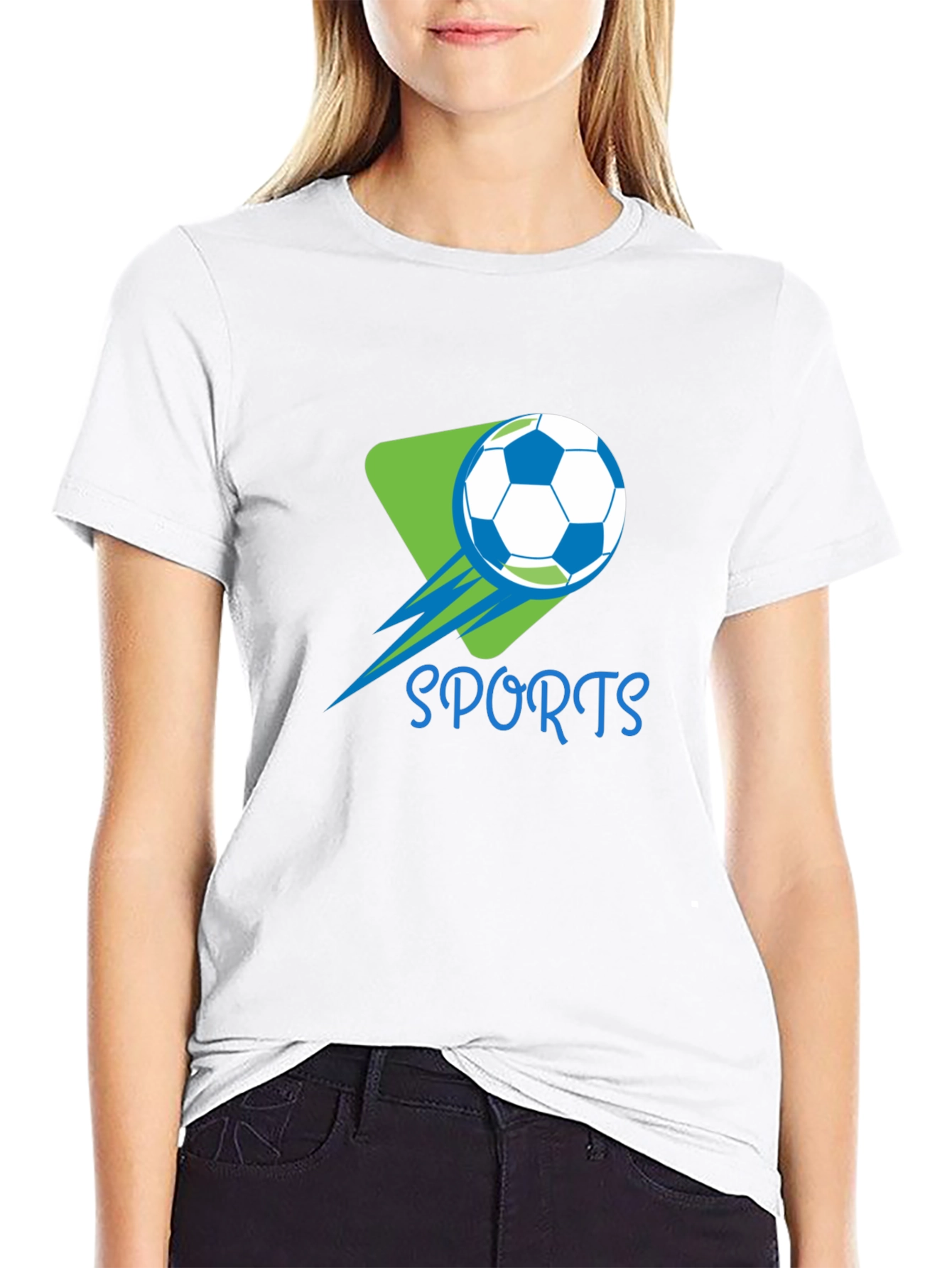 Sports Graphic Tee - Black