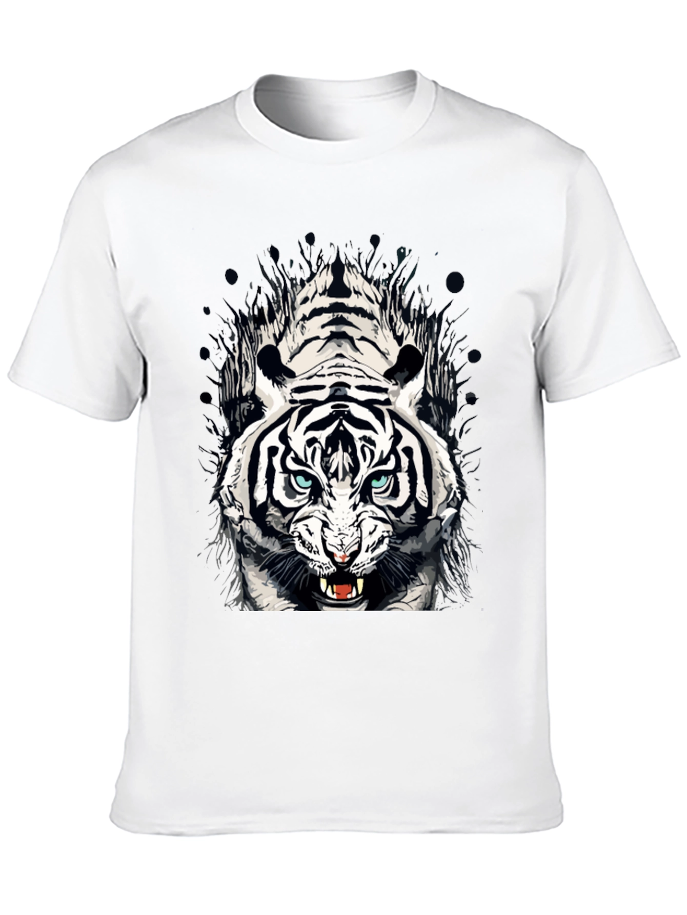 Bold Tiger Graphic T-Shirt - Fierce Style