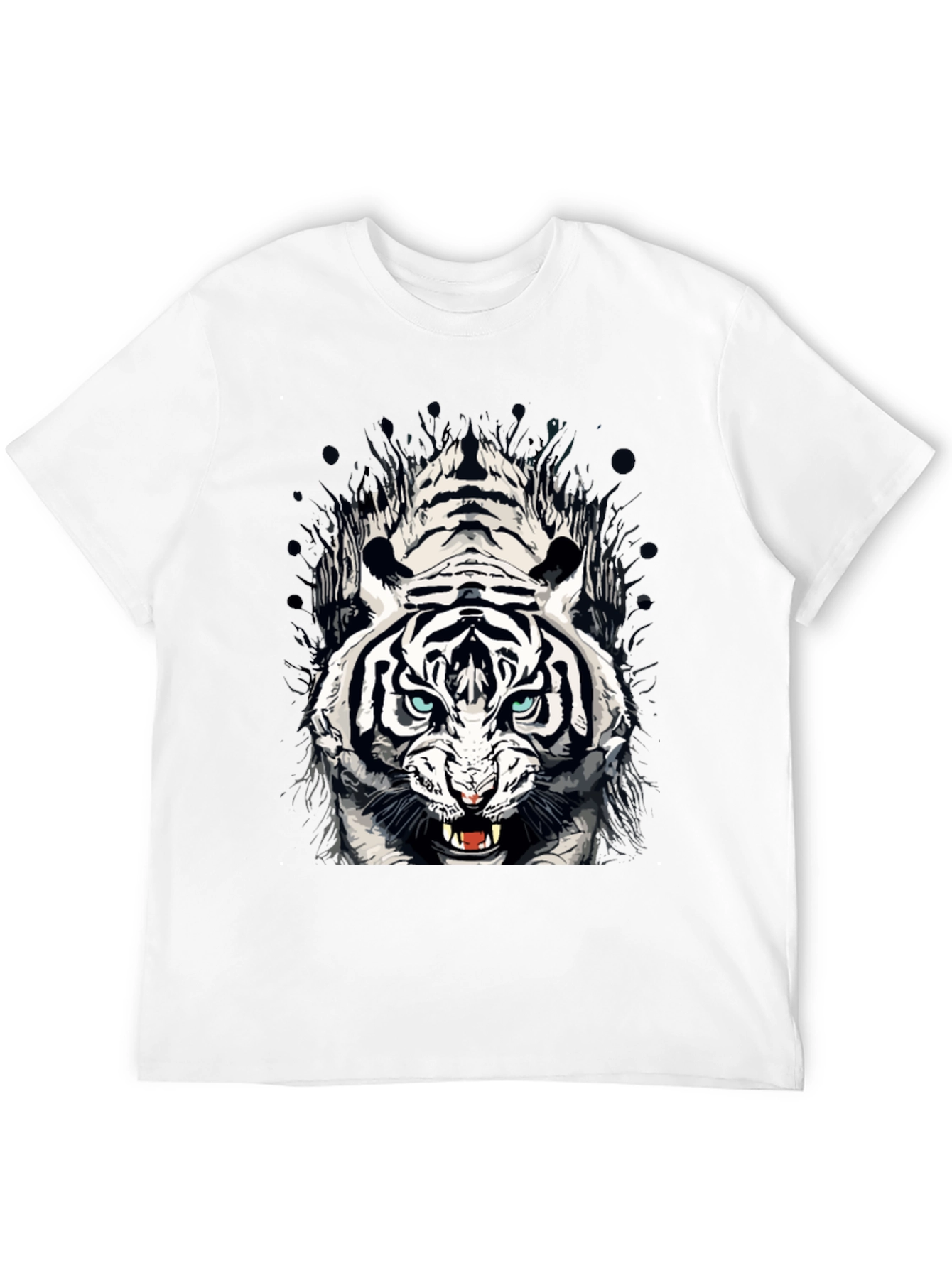 Bold Tiger Graphic T-Shirt - Fierce Style