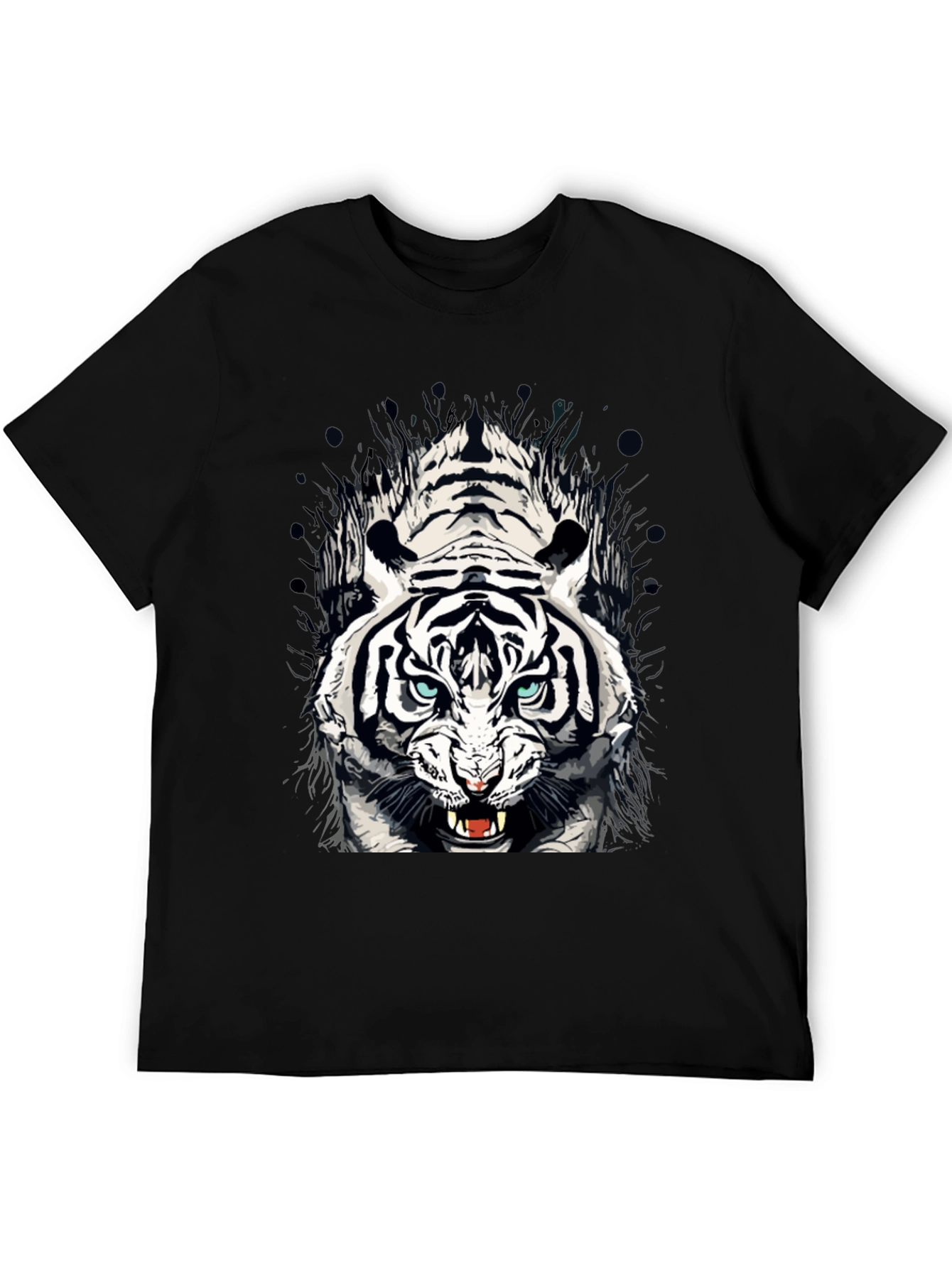 Bold Tiger Graphic T-Shirt - Fierce Style