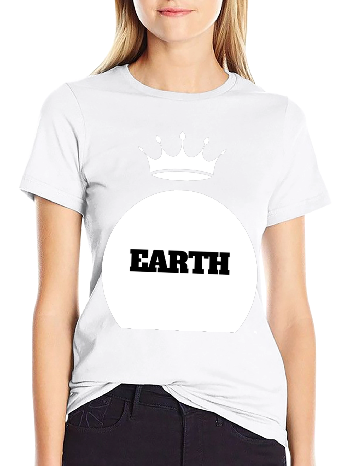 Earth Crown Black T-Shirt