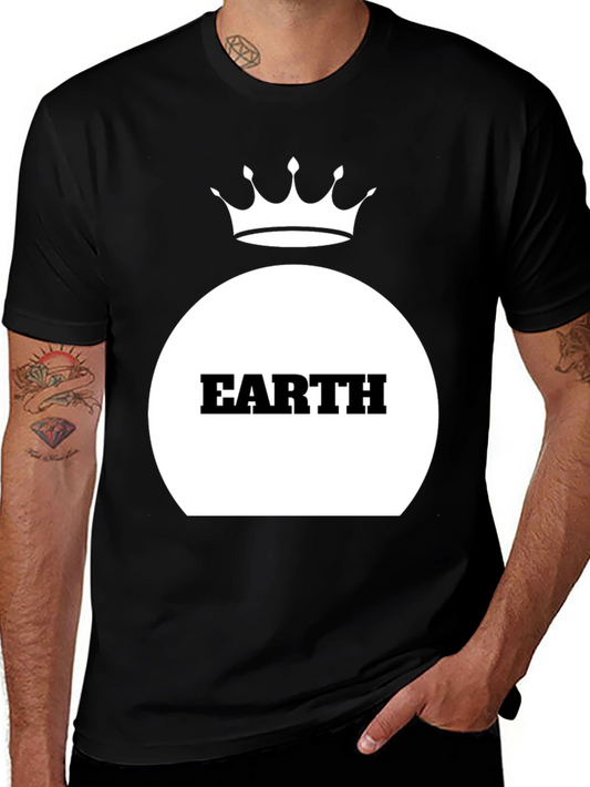 Earth Crown Black T-Shirt