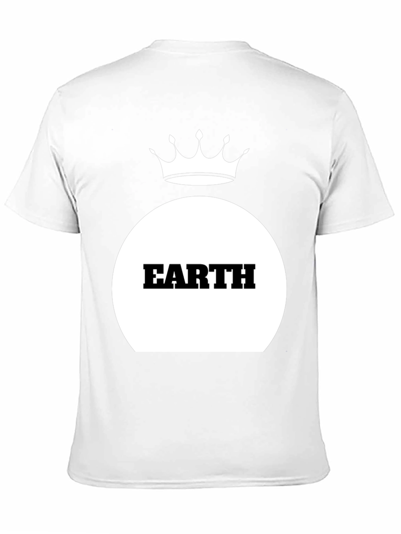Earth Crown Black T-Shirt