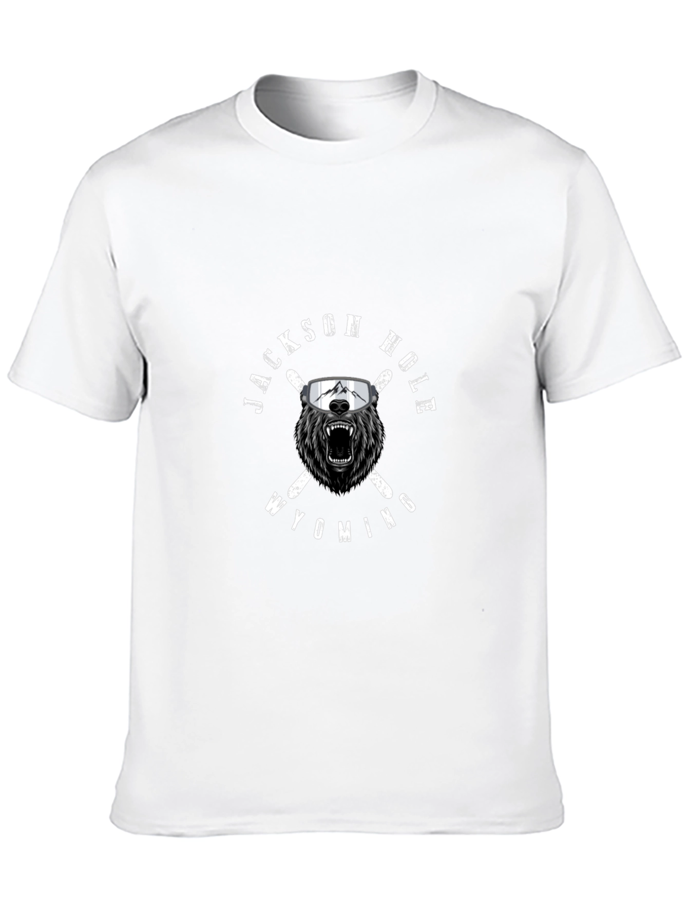 Jackson Hole Wyoming Bear Graphic Tee
